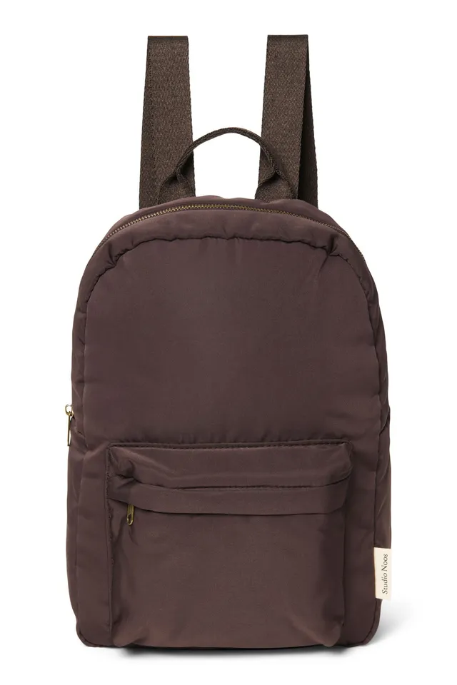 Studio Noos Puffy Midi Rucksack Braun ab 6 Jahren Steppstoff