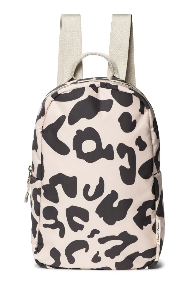 Studio Noos Puffy Mini Rucksack Holy Cow Schwarz