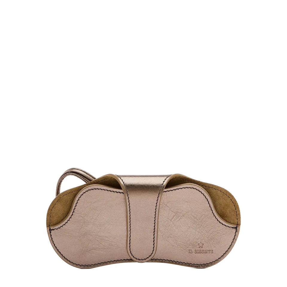 Il Bisonte Nina Brillenetui Vollleder Bronze