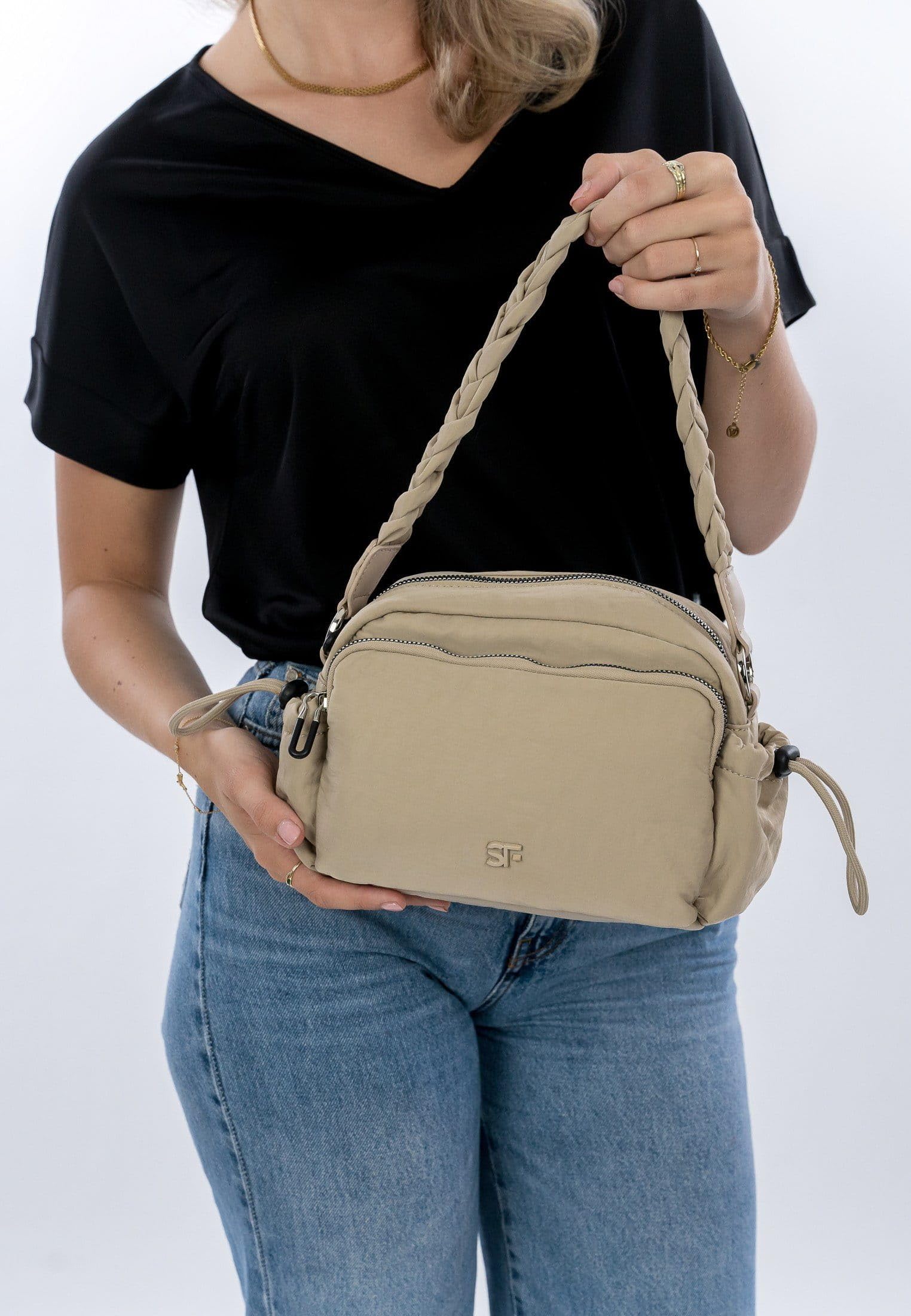 SURI FREY Abby Crossover Bag Umhängetasche Lighttaupe