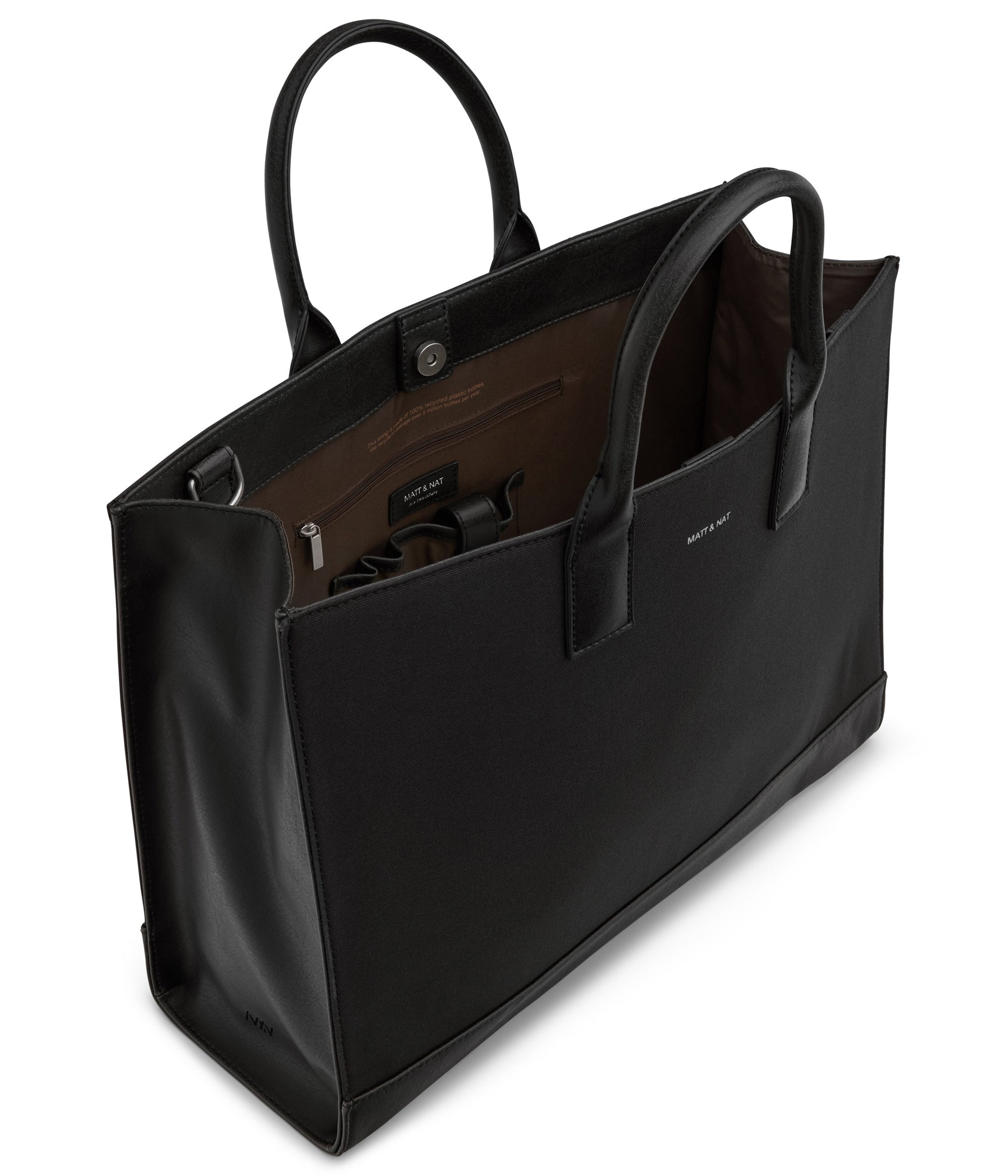 Matt & Nat Canvas Joi Shopper Schwarz Canvas