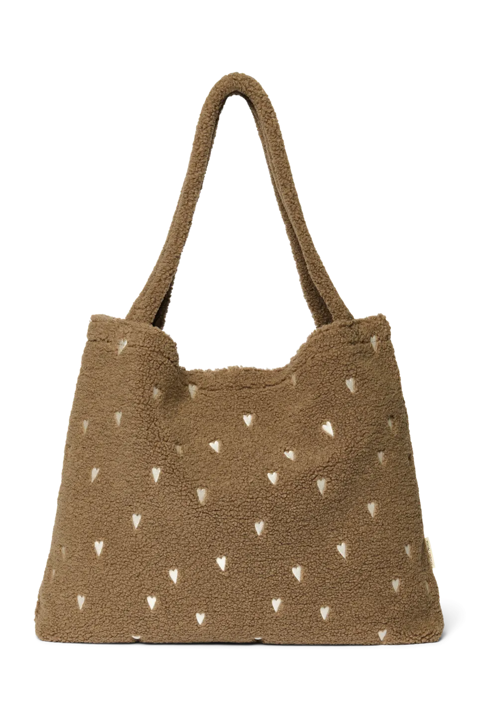 Studio Noos Teddy Mom Bag Wickeltasche Brown Hearts