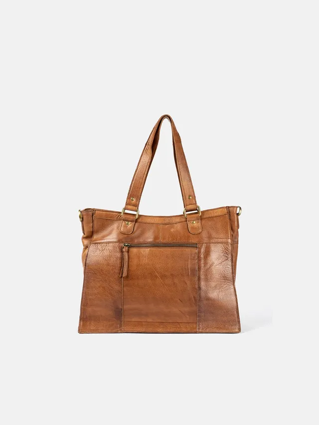 RE:DESIGNED Molly Urban Schultertasche Walnut Laptop