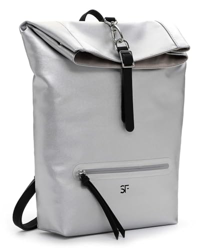 SURI FREY SFY Lanny Backpack Rucksack Silber Laptopfach