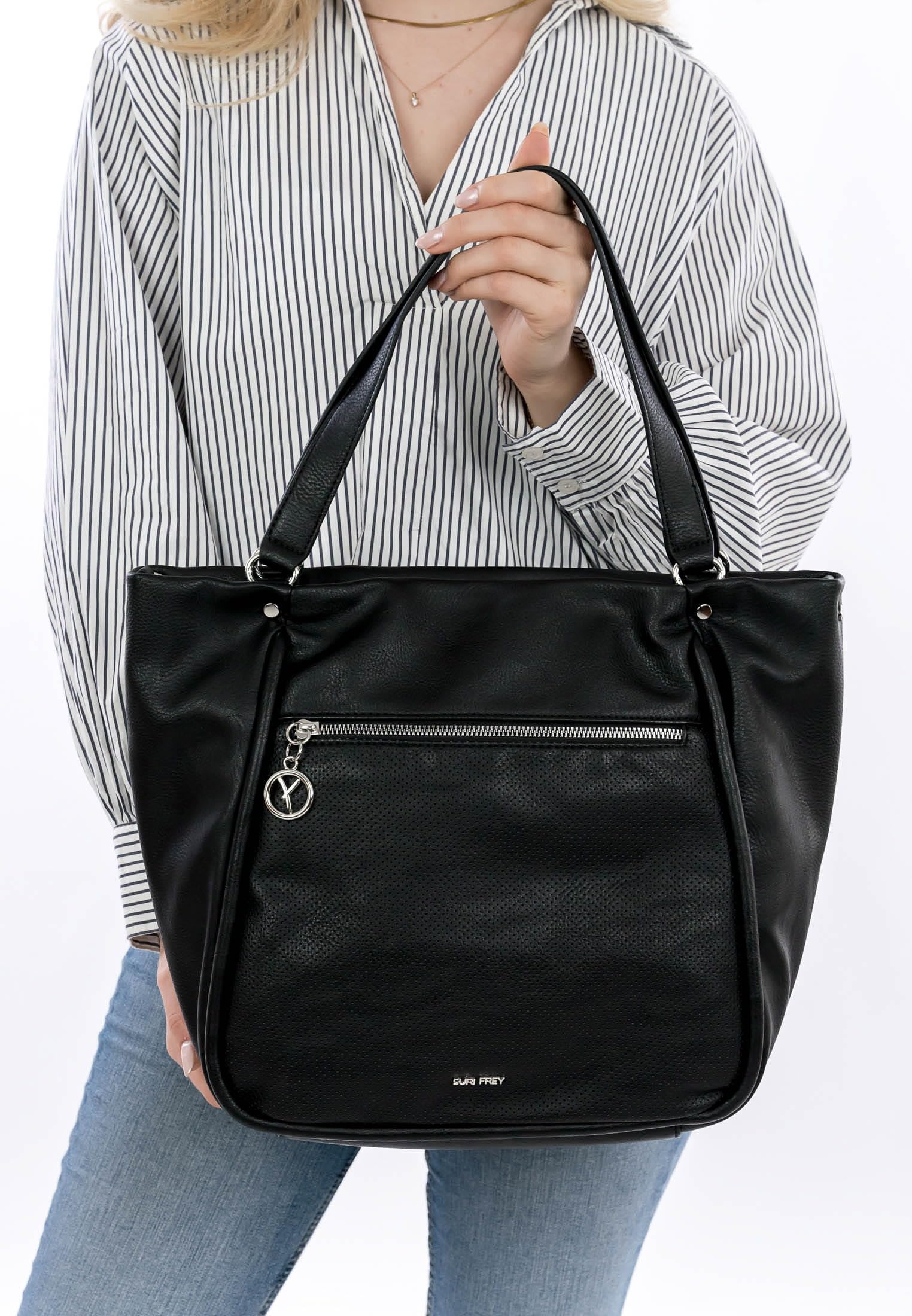 SURI FREY SFY Patsy Cityshopper Shopper Schwarz