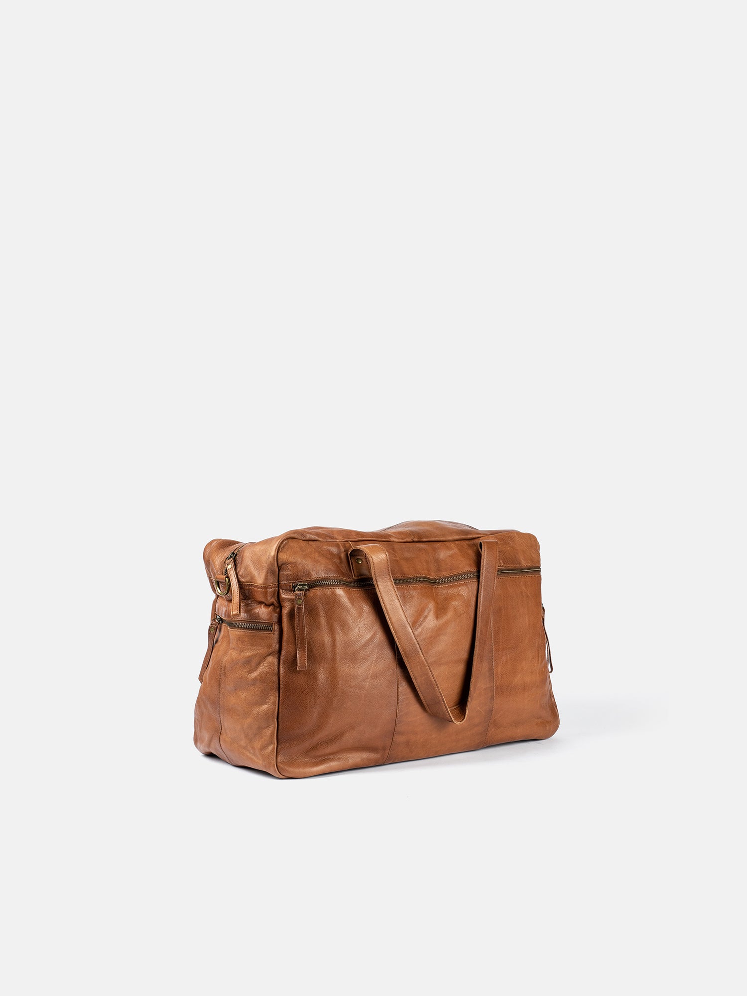 RE:DESIGNED Signe Urban Weekender Walnut Vollleder