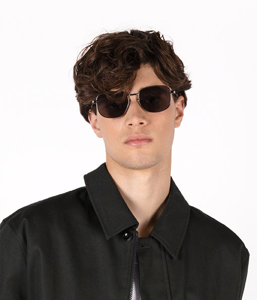 Matt & Nat Eden Metall Sonnenbrille silber polarisiert