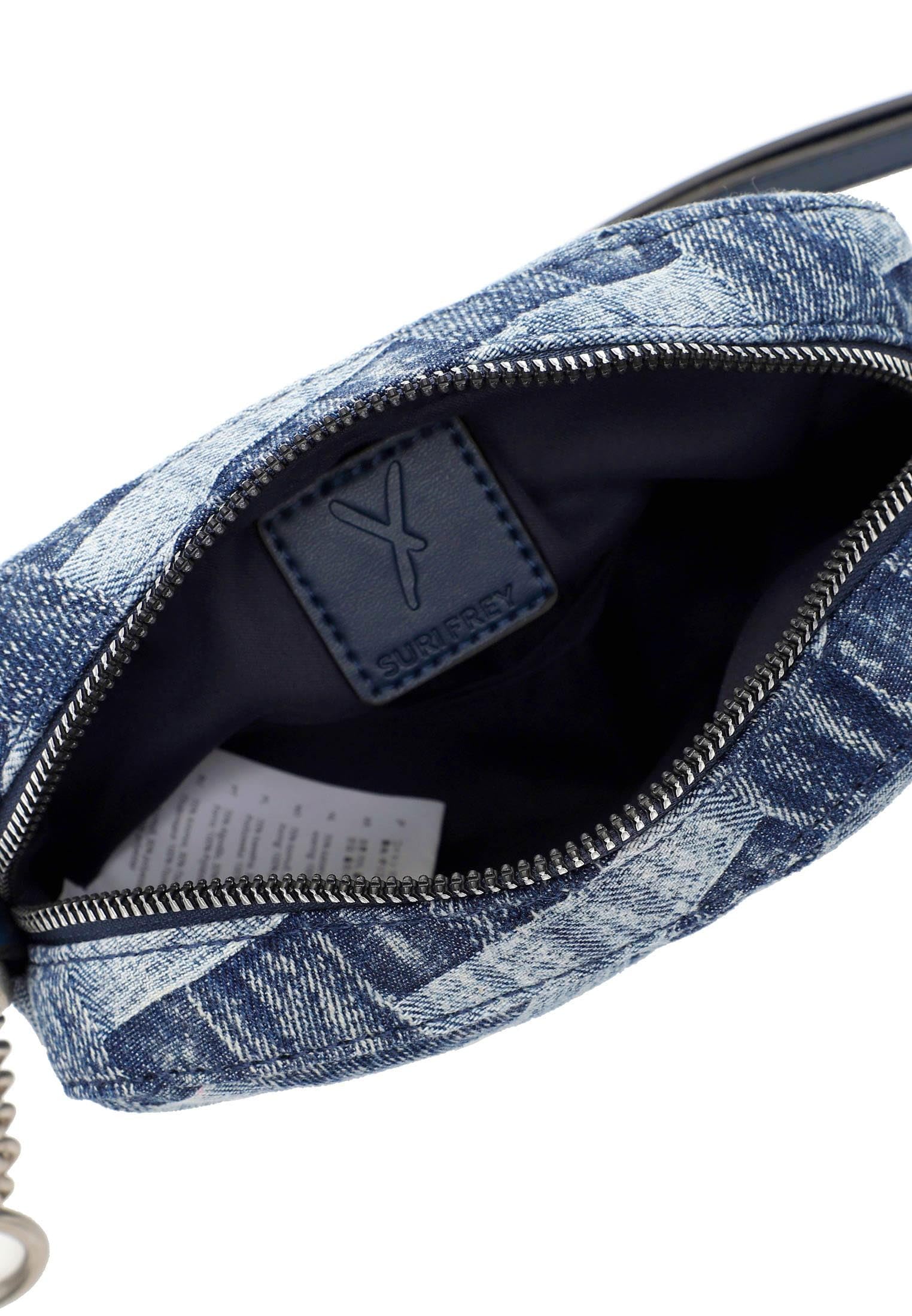 SURI FREY Bethy Crossbody Smokeblue Denim-Optik