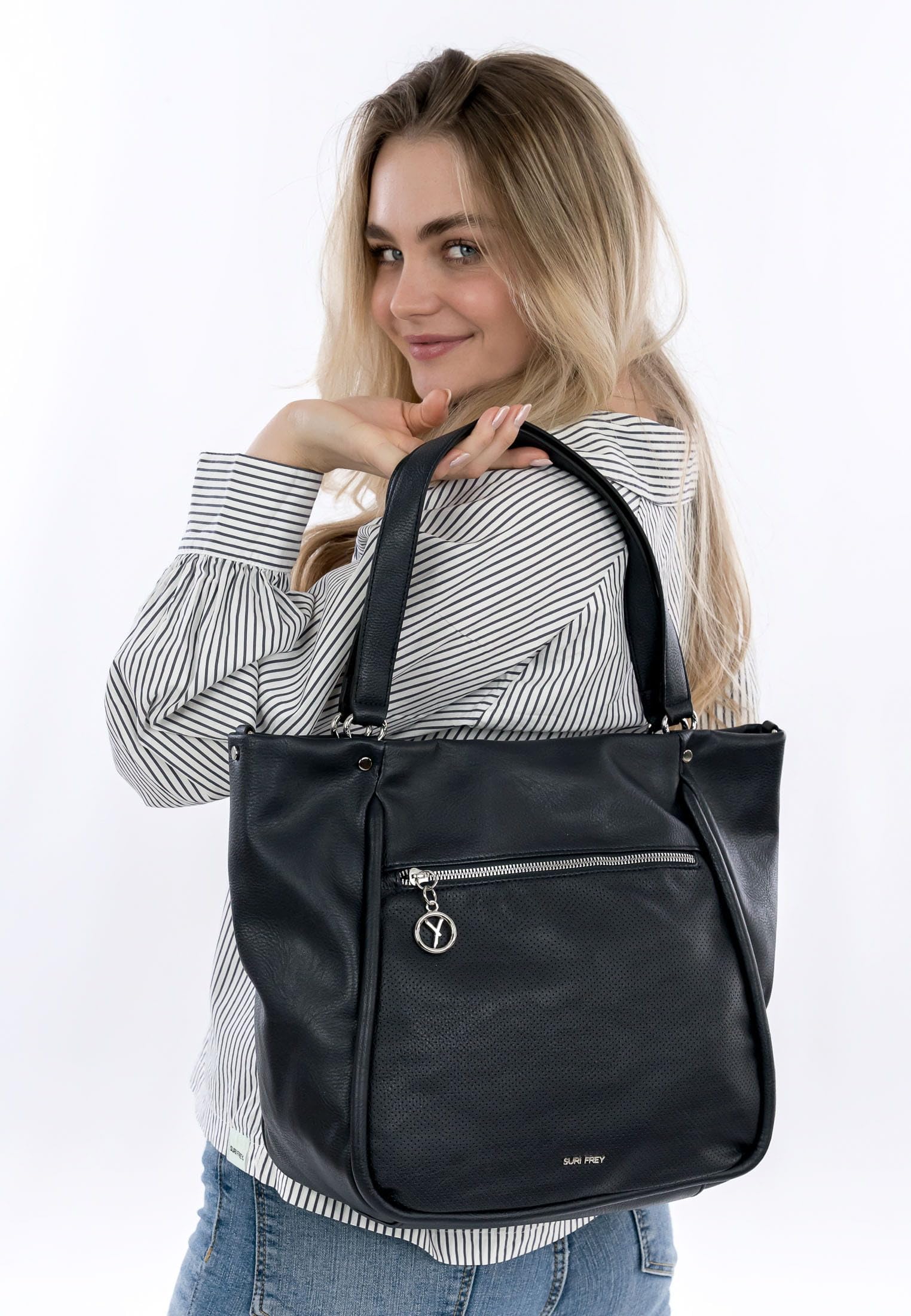 SURI FREY SFY Patsy Cityshopper Blue vegan