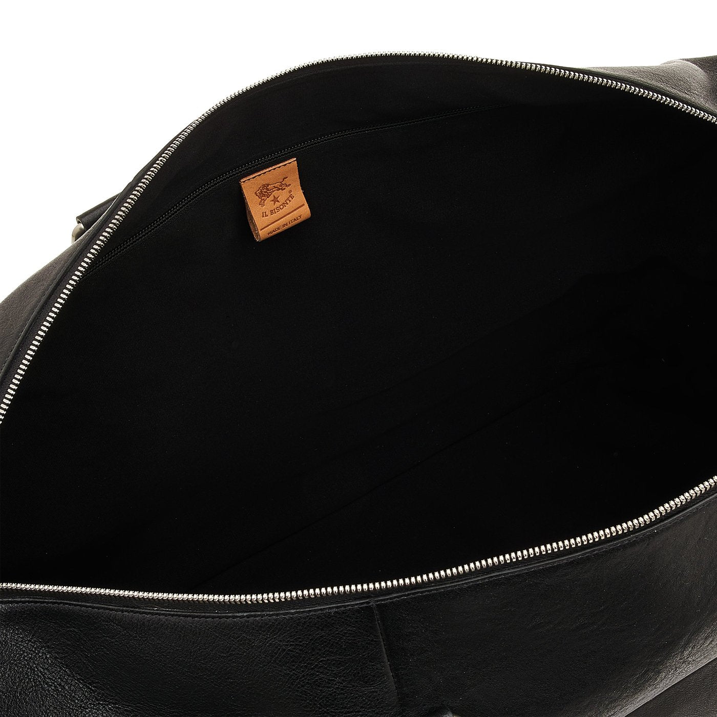 Il Bisonte Oriuolo Reisetasche Schwarz Vollleder