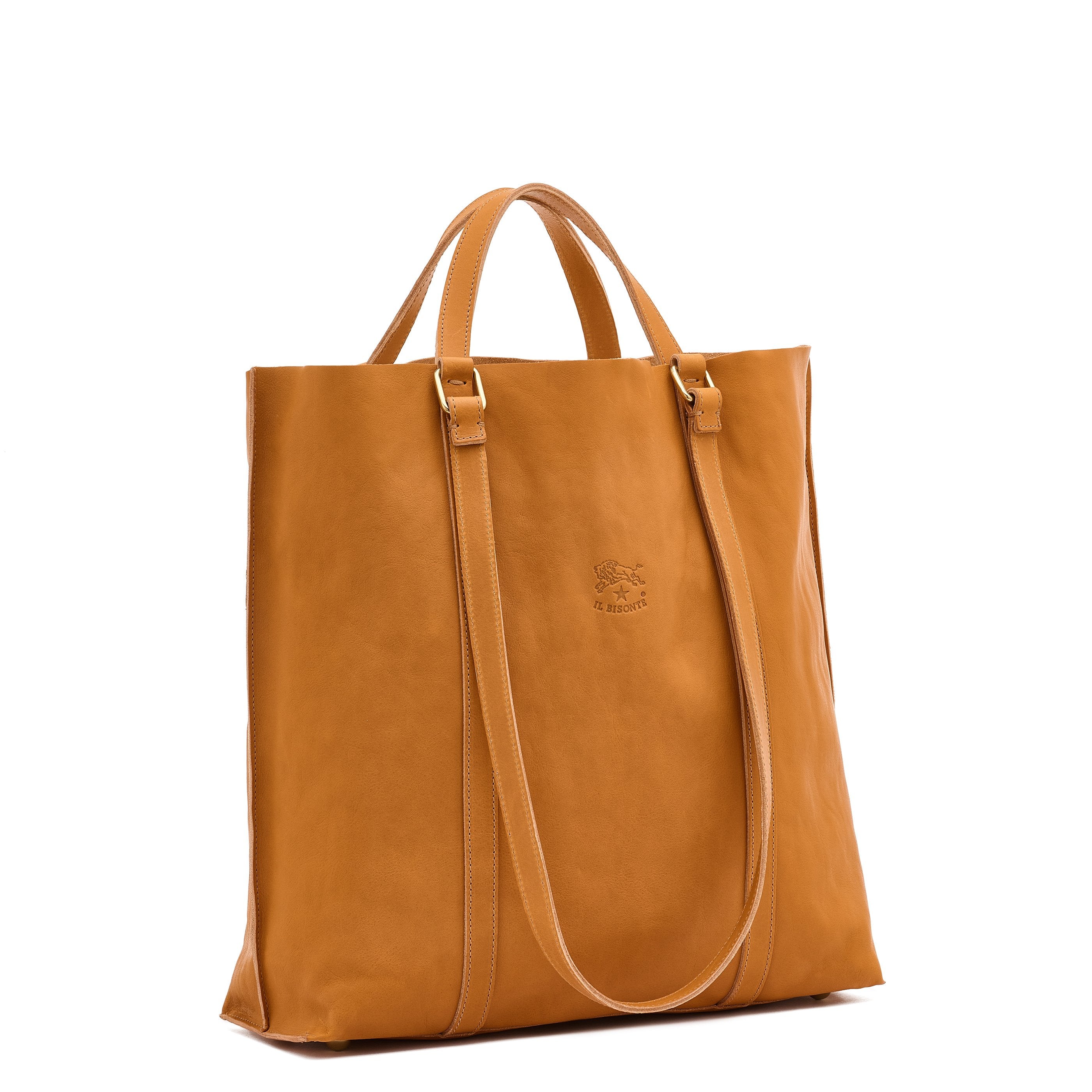 Il Bisonte Handtasche natur Vollleder vegetabil gegerbt