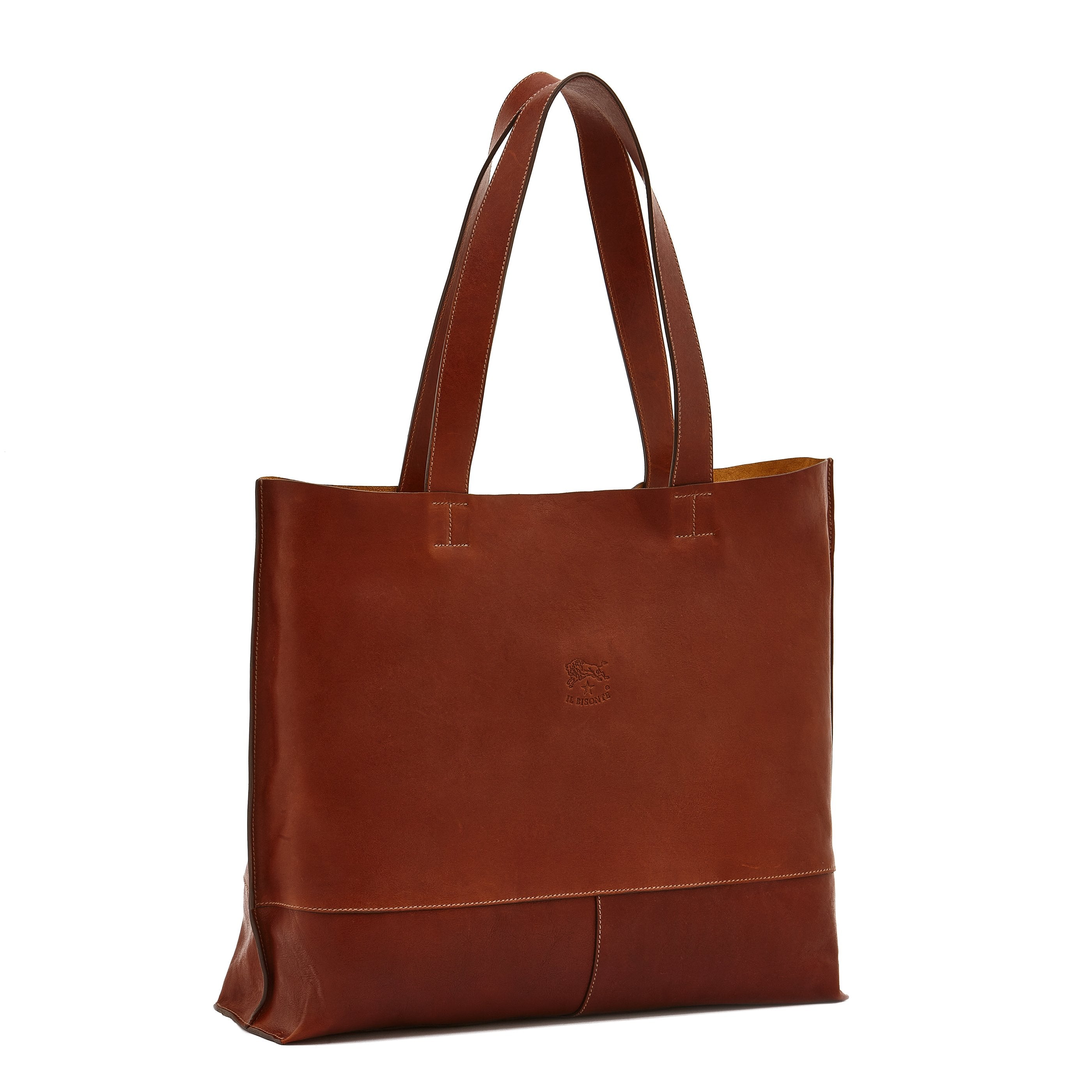 Il Bisonte Talamone Handtasche Damen seppia Vollleder