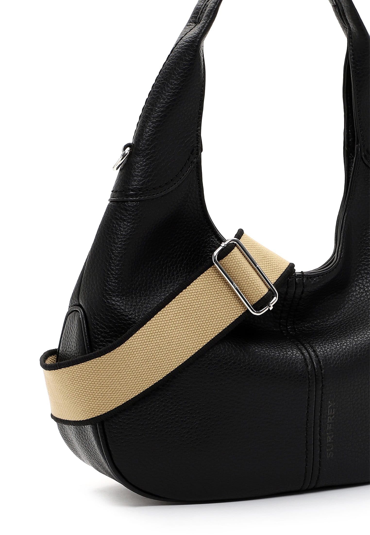 SURI FREY Nessy Shoulderbag L Umhängetasche Black