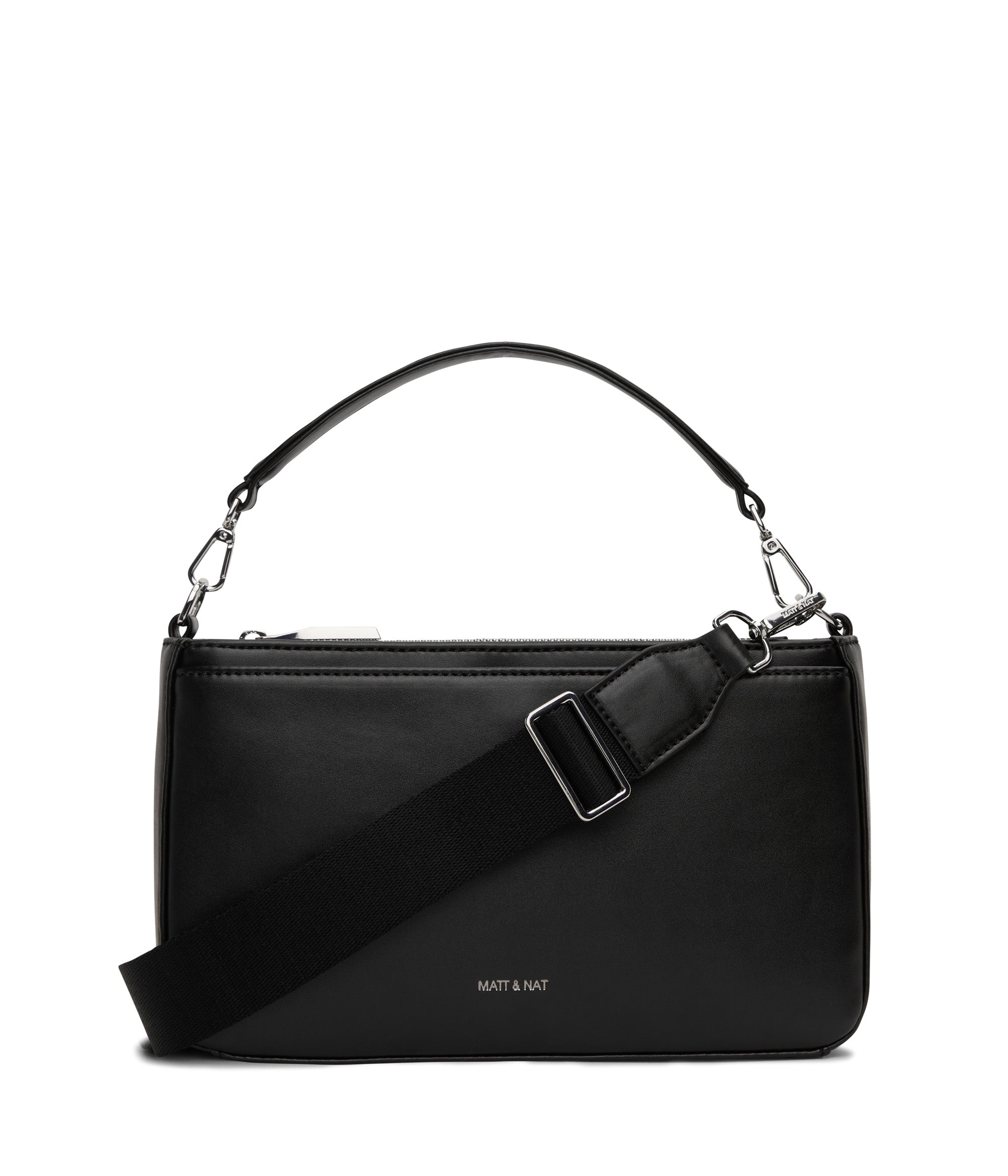 Matt & Nat Fenne Handtasche Loom schwarz verstellbar
