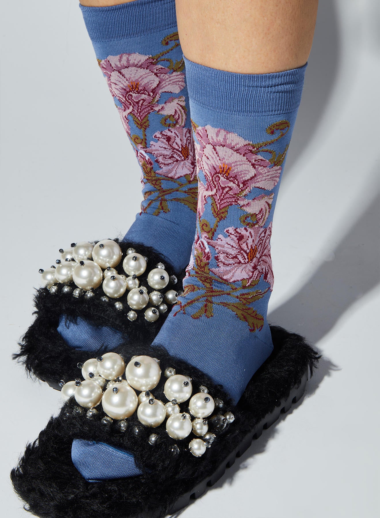 Maria la Rosa Lotus Flower Socken OS Baumwolle