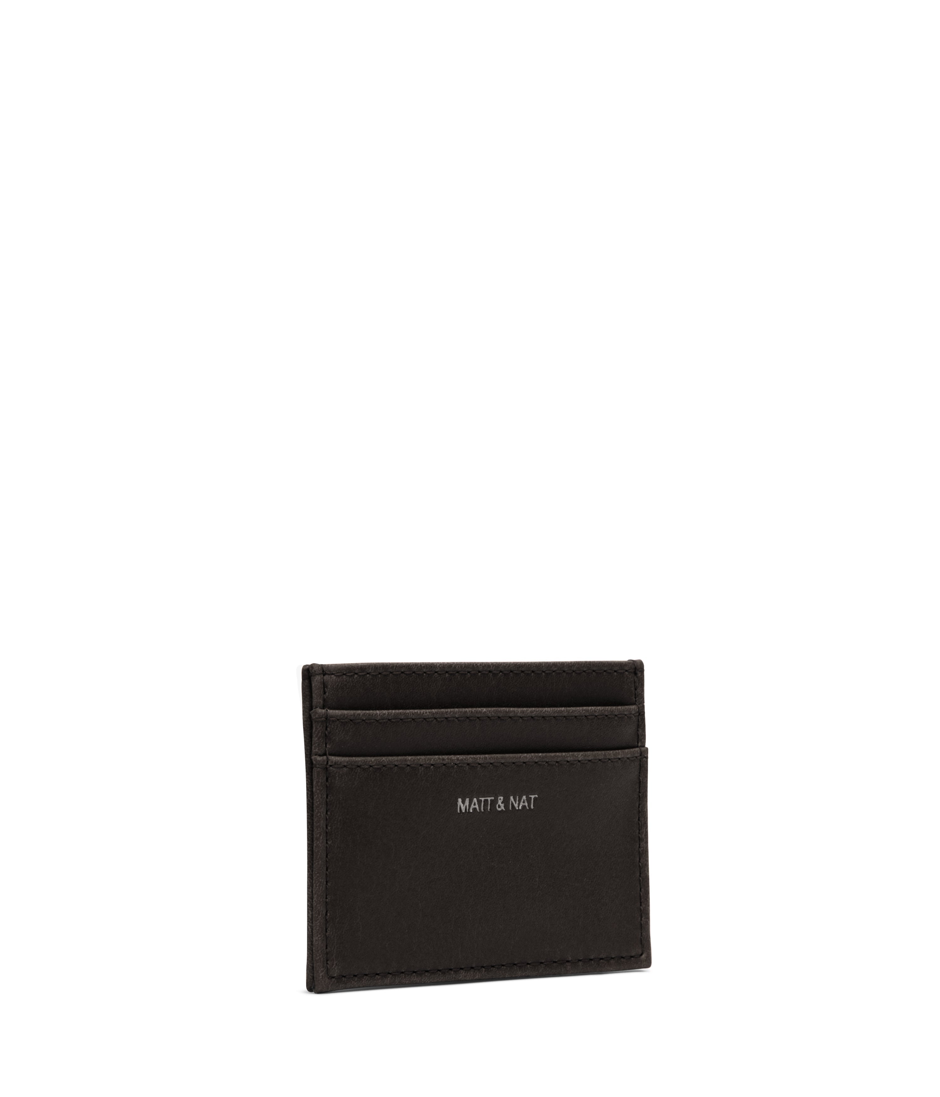 Matt & Nat Vintage Max Kartenetui Schwarz vegan