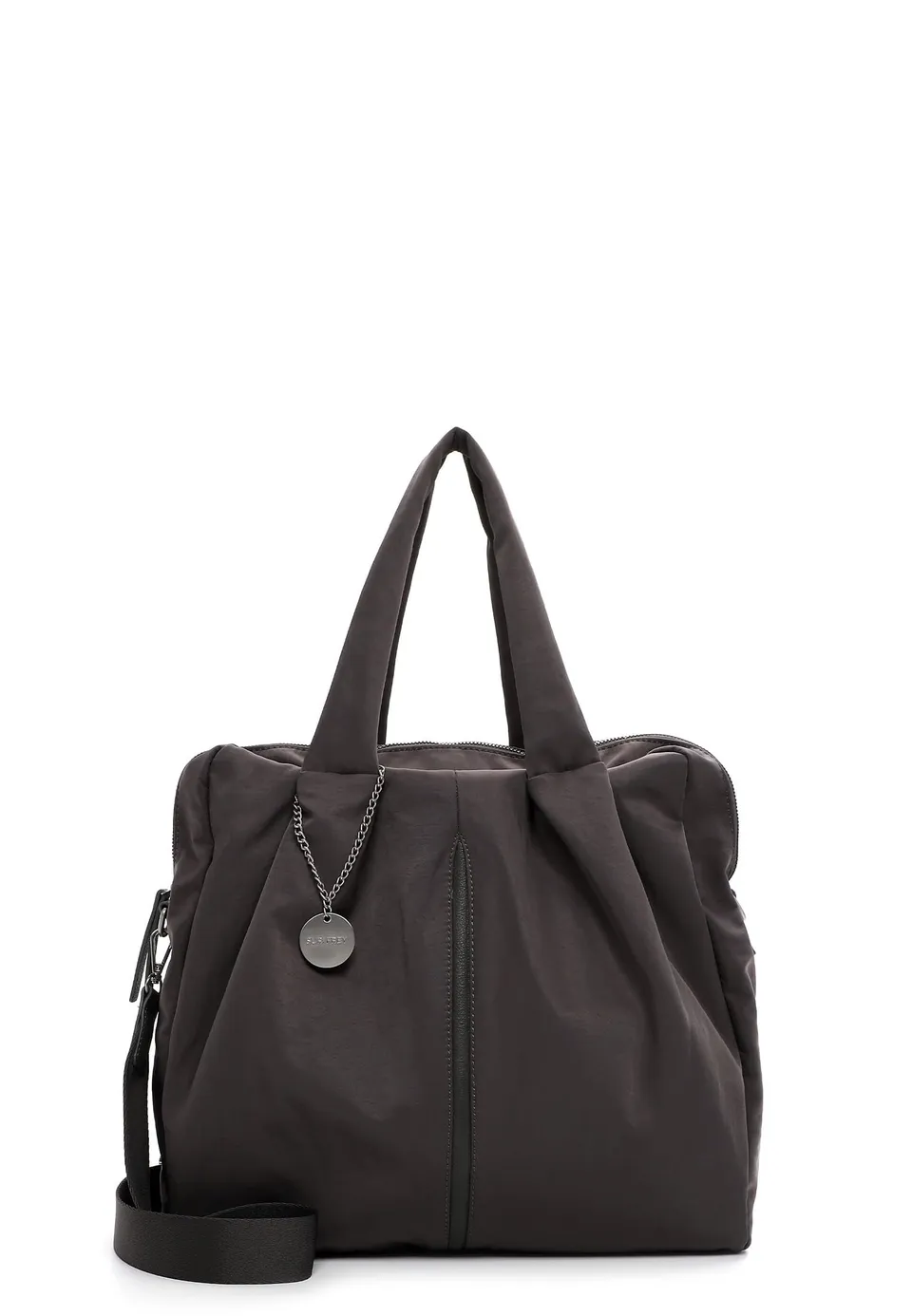 SURI FREY Pauly City Shoulder Bag L Schultertasche Grey mit Reissverschluss