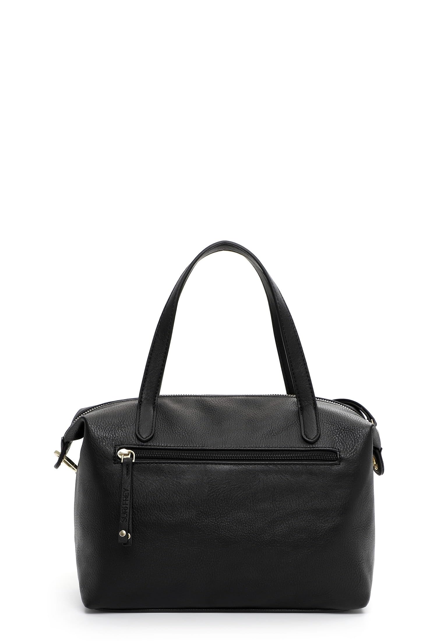 SURI FREY Betzy Cityshopper M Handtasche Schwarz genarbt