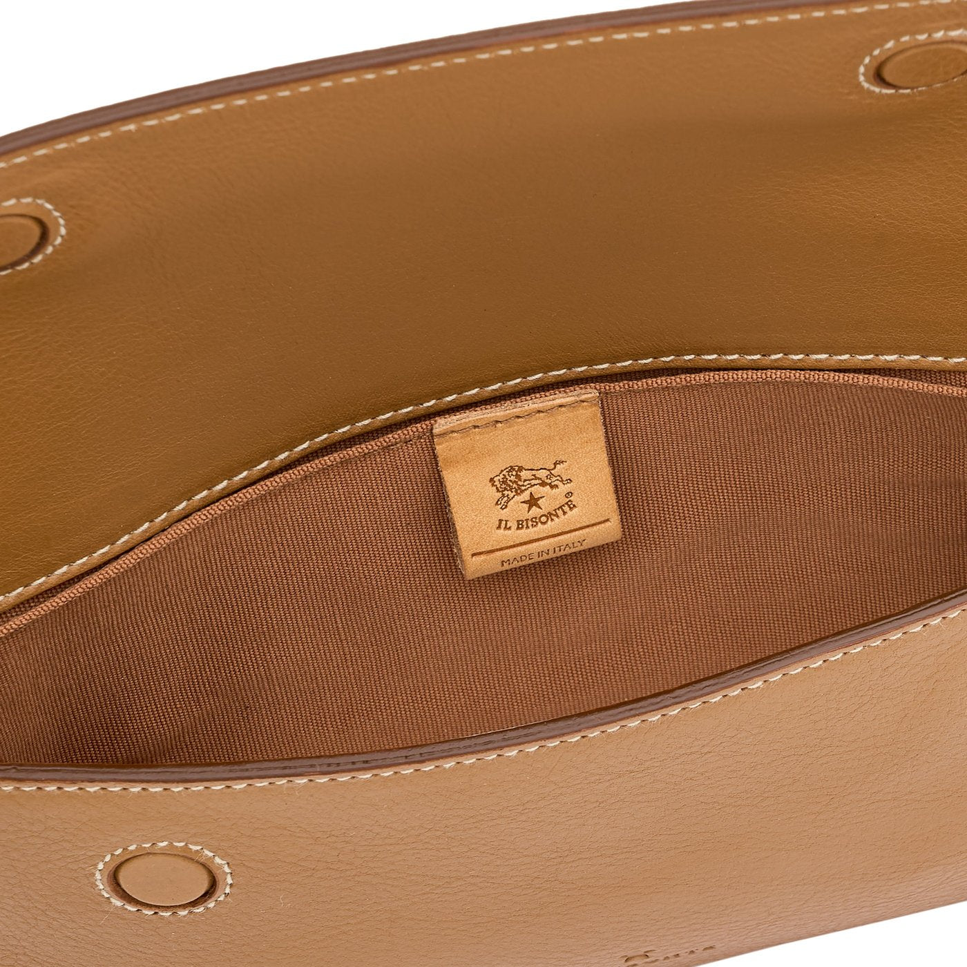 Il Bisonte Studio Umhängetasche Leder gianduia Damen