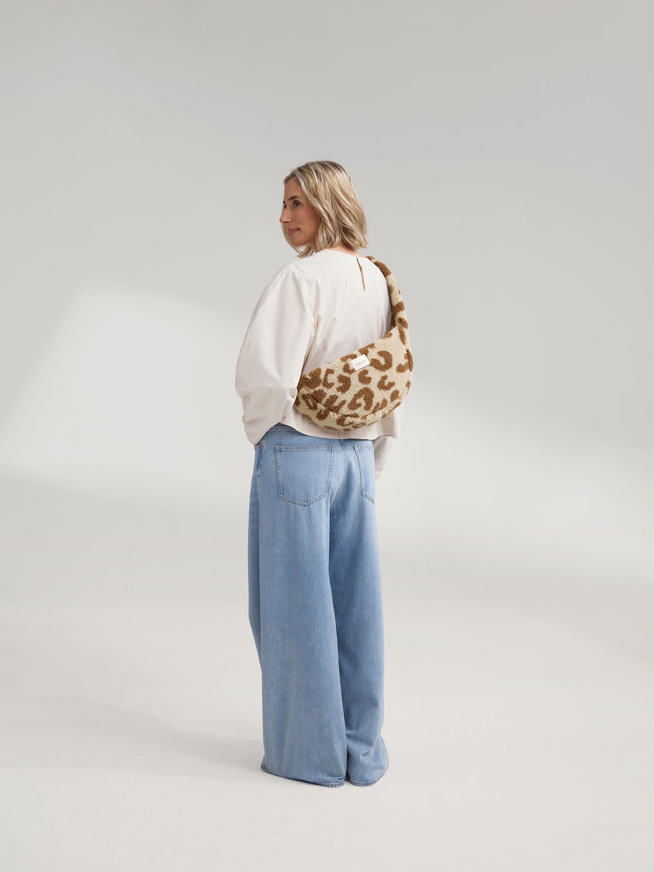 Studio Noos Teddy Mini Cross Body Bag Umhängetasche Leopard
