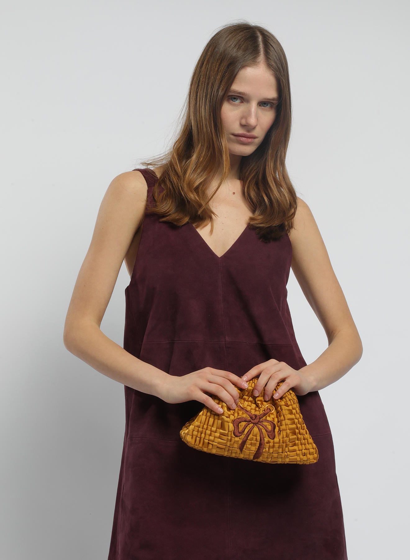 Maria la Rosa Ivy WBW26.35 Clutch Off White Schleife