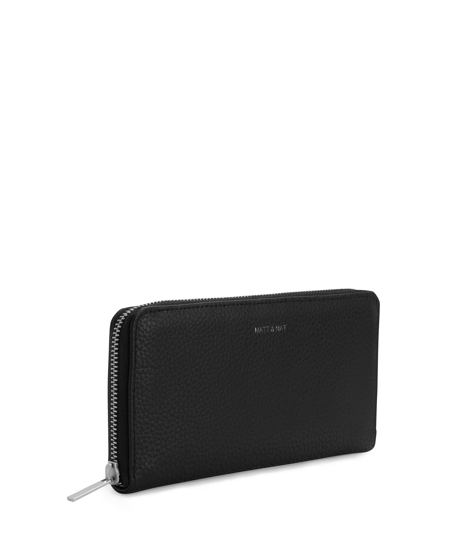 Matt & Nat Purity Central Wallet Schwarz Reißverschluss