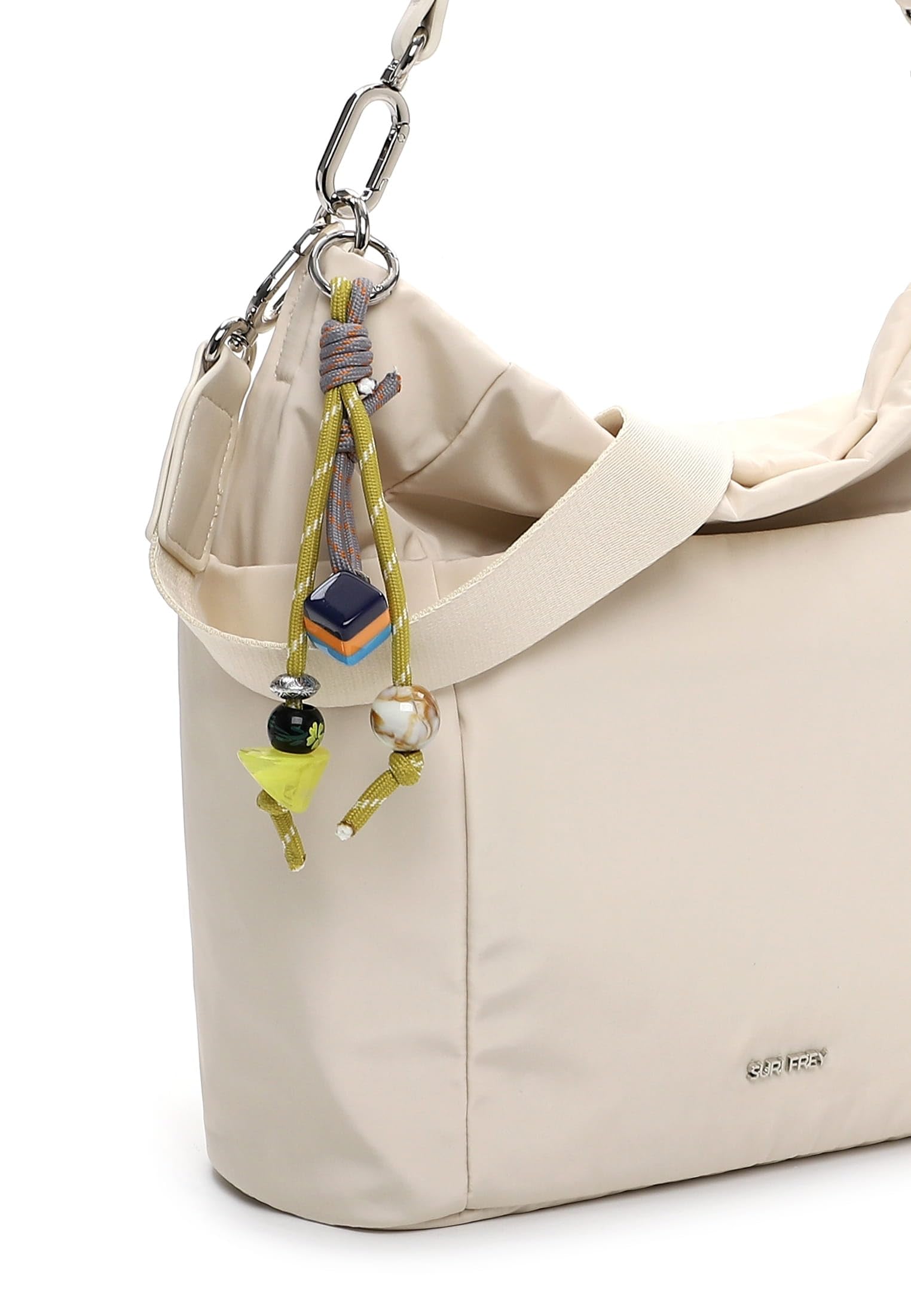 SURI FREY Sissy Hobo Bag Schultertasche Beige 26cm