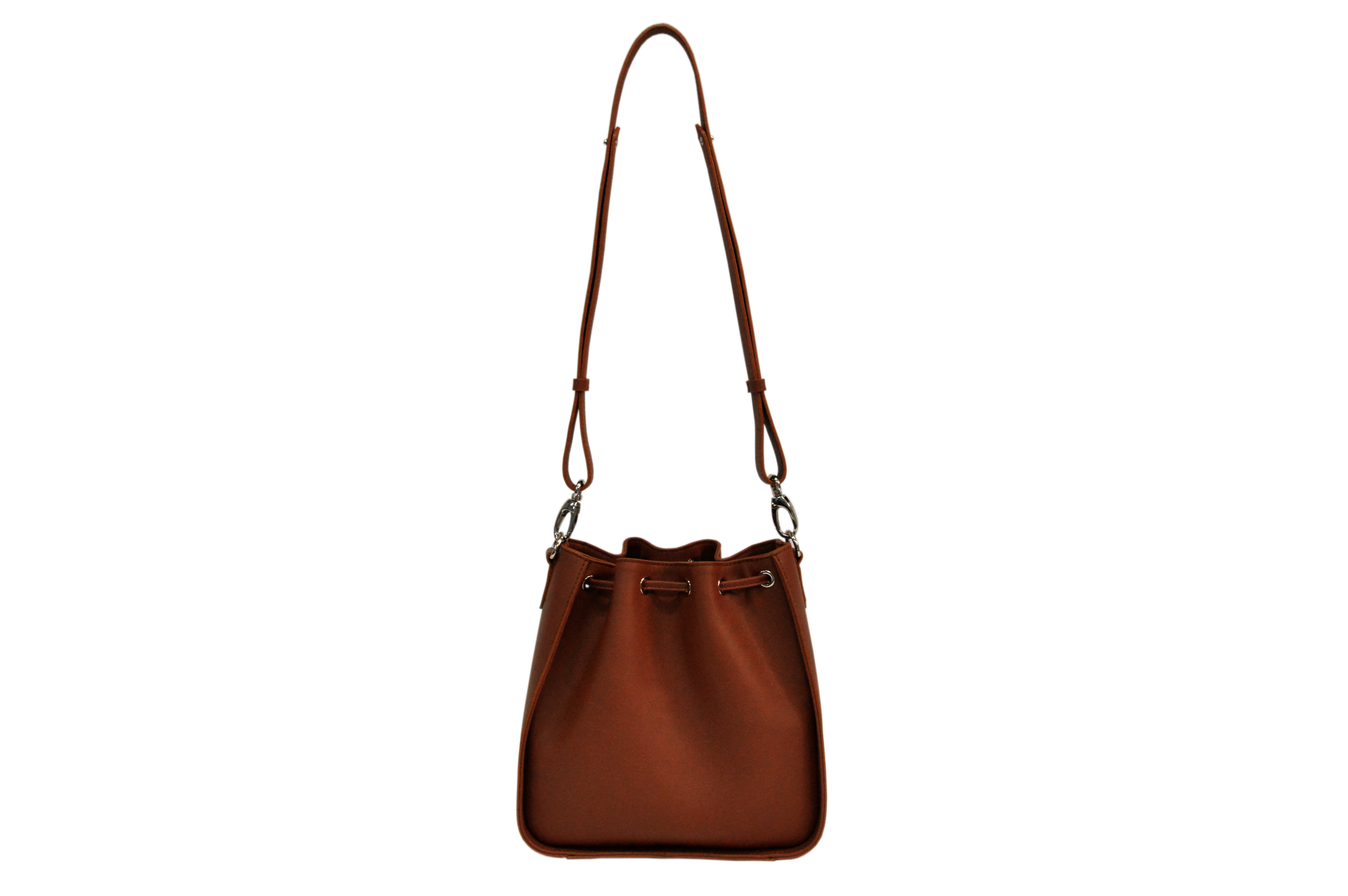 Lamarthe Calypso Beuteltasche Vollleder camel