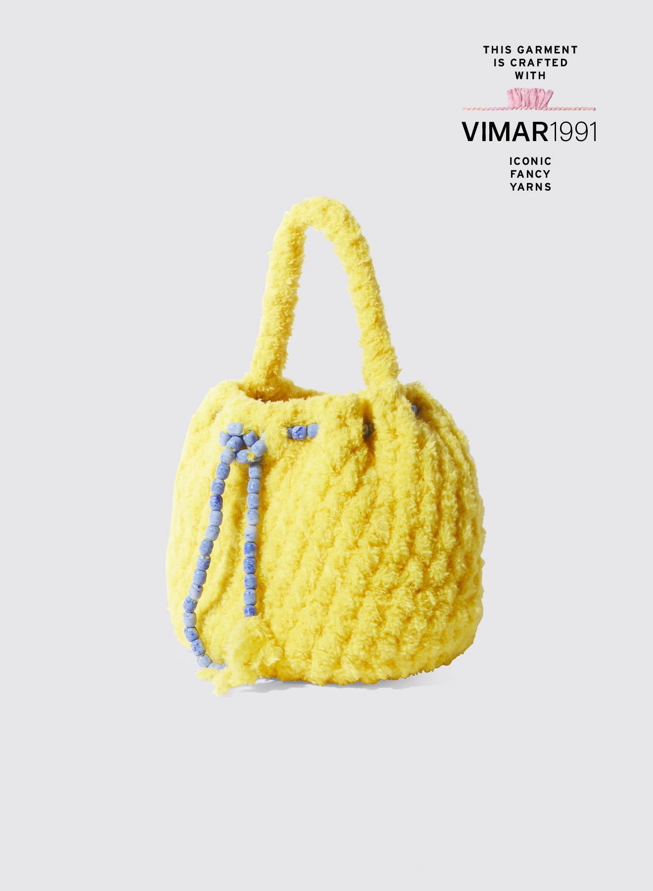 Maria la Rosa Nuvola Bucket Tasche Gelb