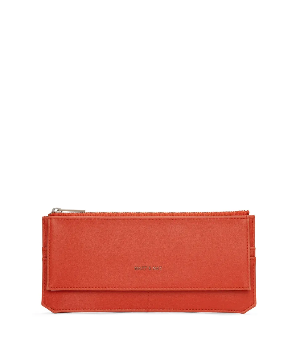 Matt & Nat Perla Vintage Geldbörse Schwarz vegan