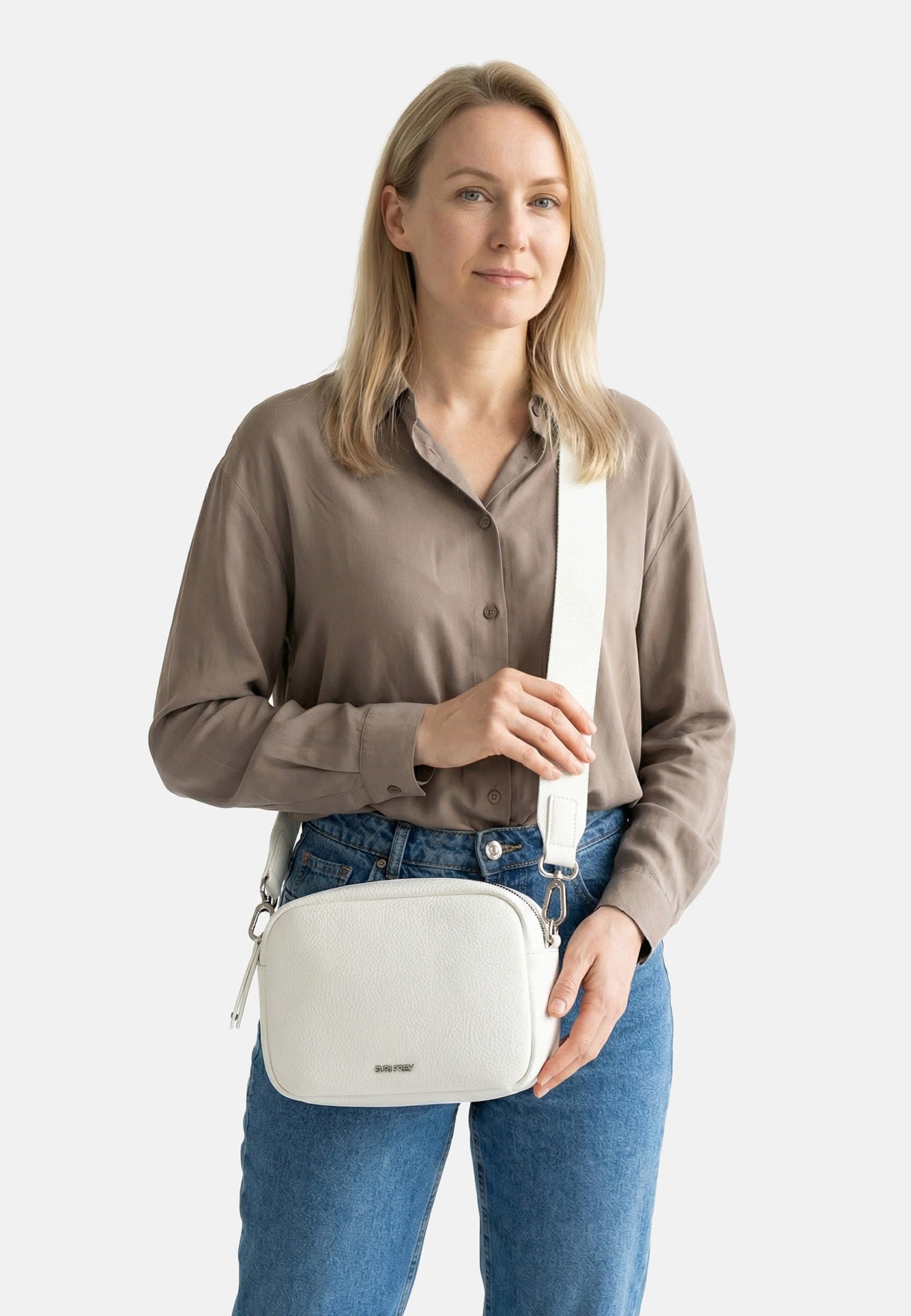 SURI FREY Jenny Crossbody Bag Umhängetasche weiß