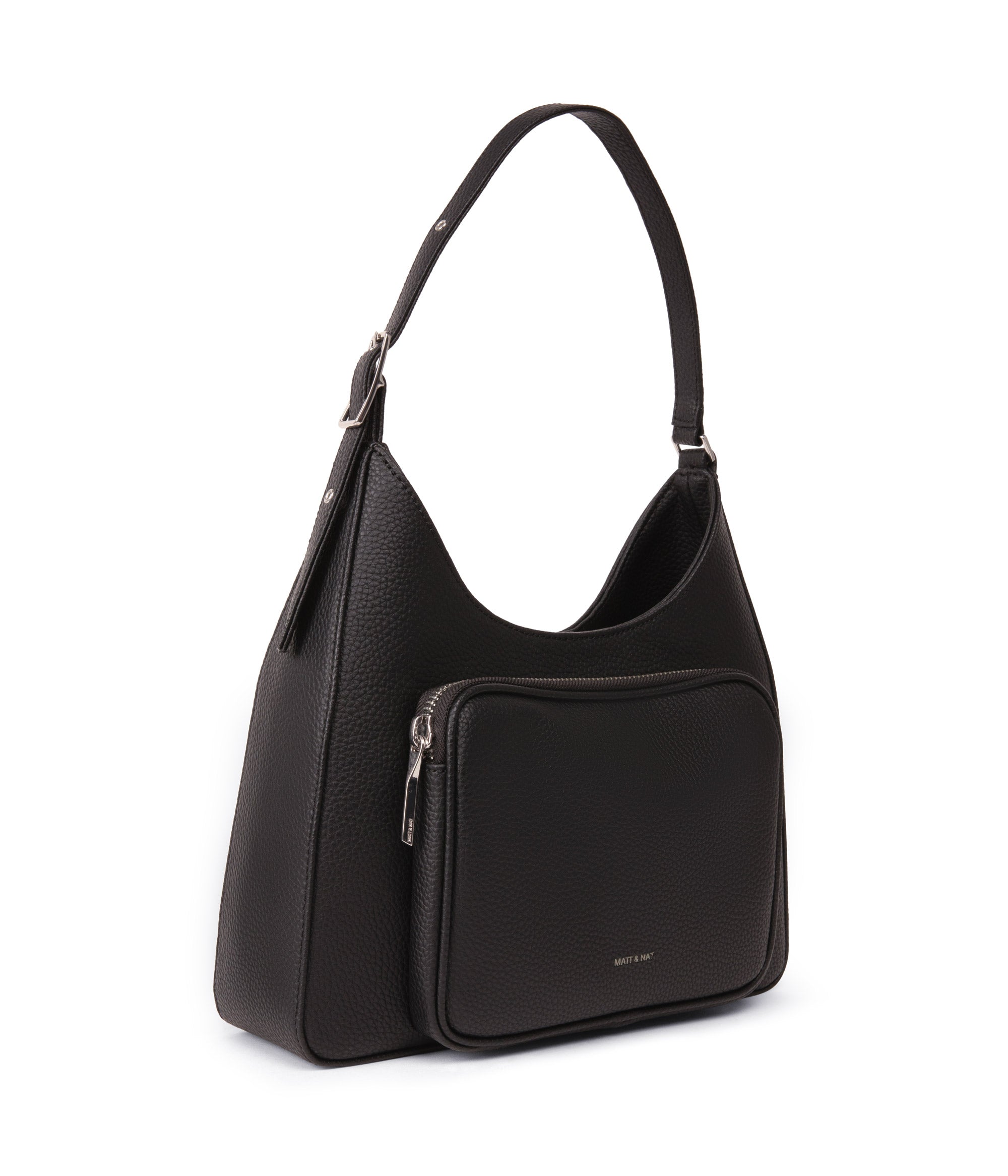 Matt & Nat Purity PALMLG Schultertasche Schwarz 11 Zoll