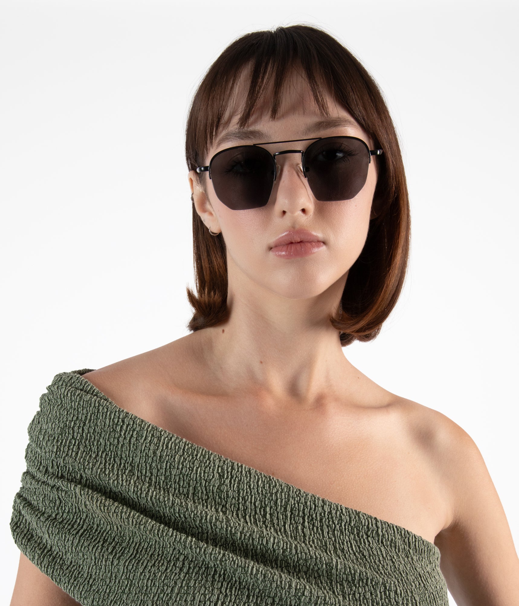 Matt & Nat Sarai Aviator Sonnenbrille BLKBLK polarisiert