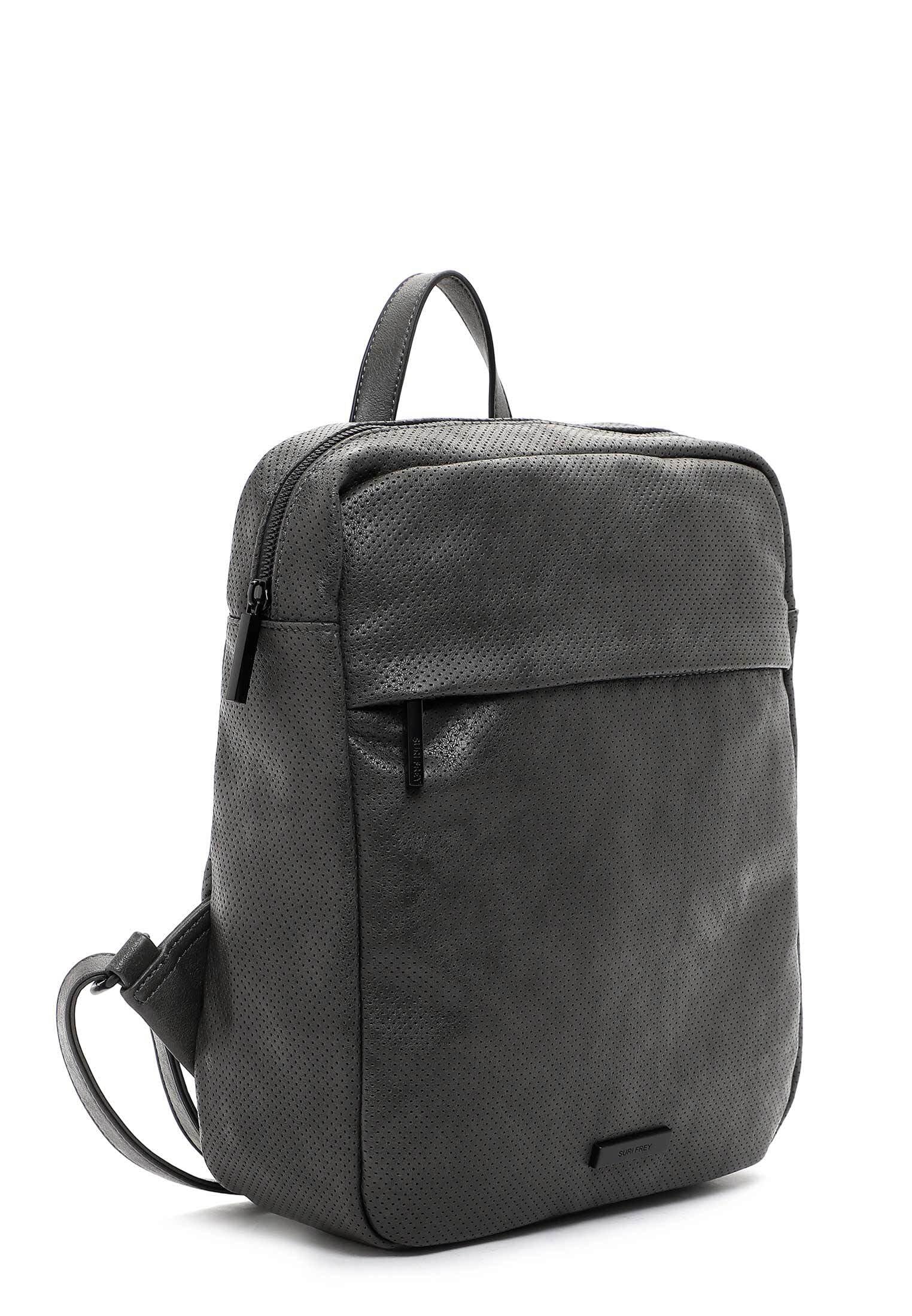 SURI FREY Celly Backpack Rucksack dunkelgrau perforiert