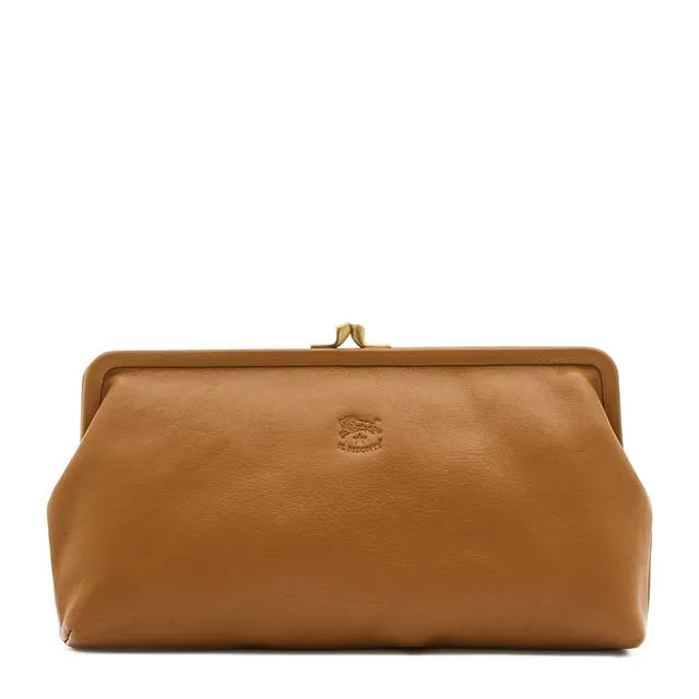 Il Bisonte Manuela Clutch Vollleder Gianduia