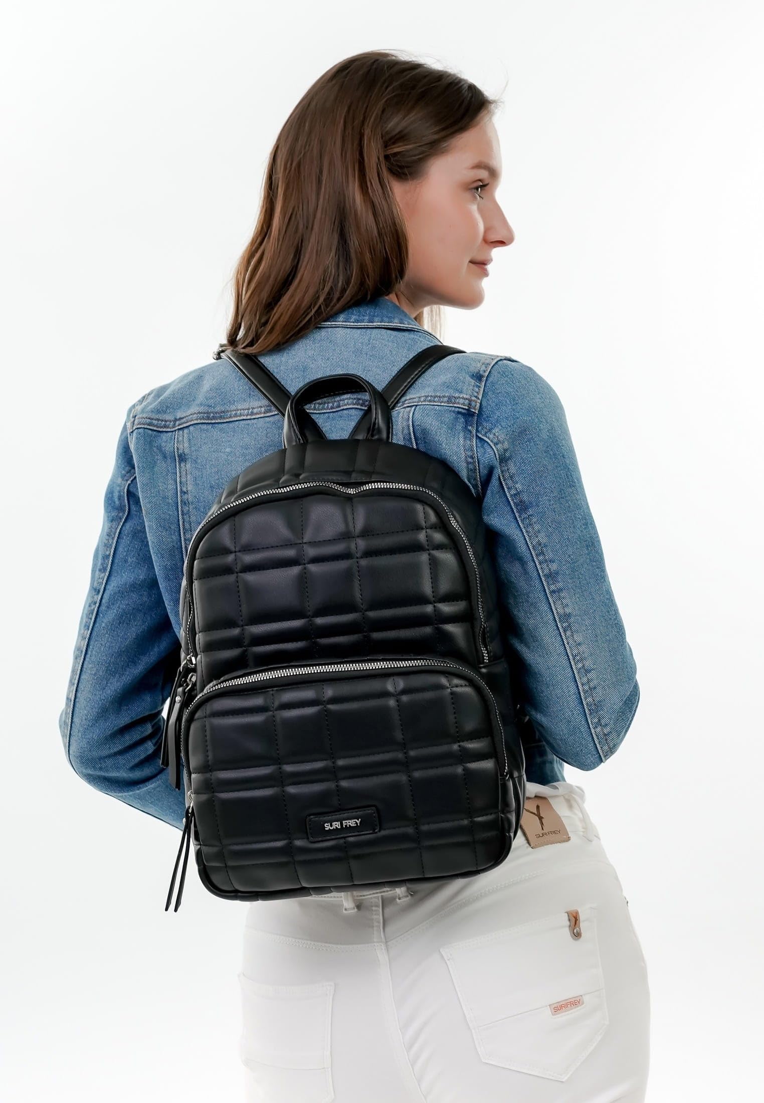 SURI FREY Hilary 13965 Rucksack Schwarz vegan