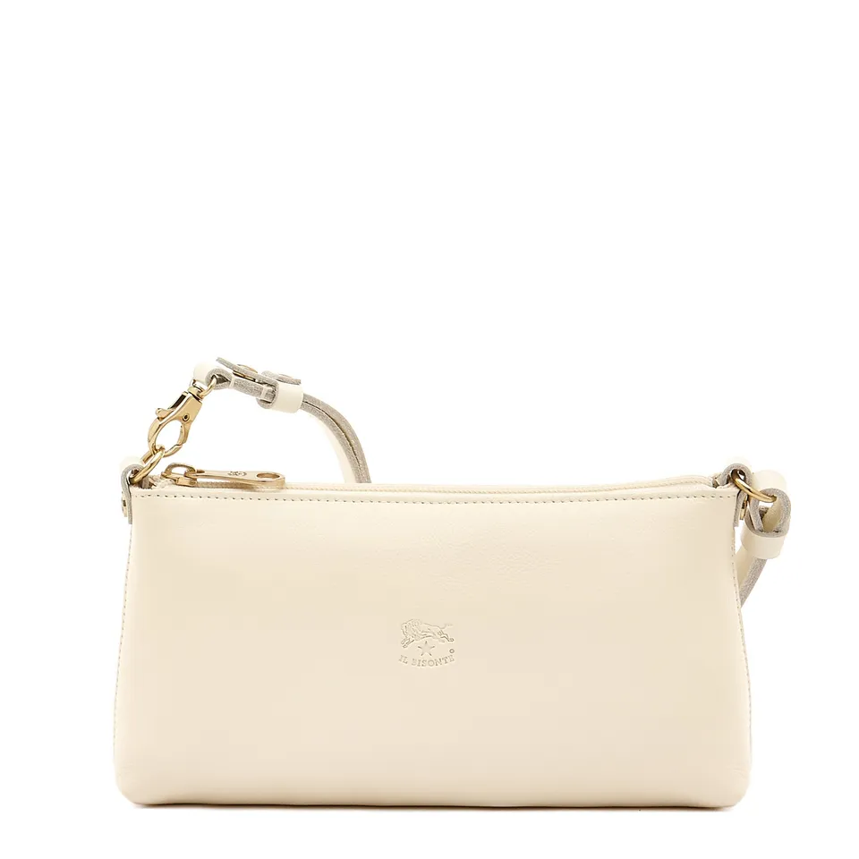 Il Bisonte Salina Schultertasche Vollleder Latte