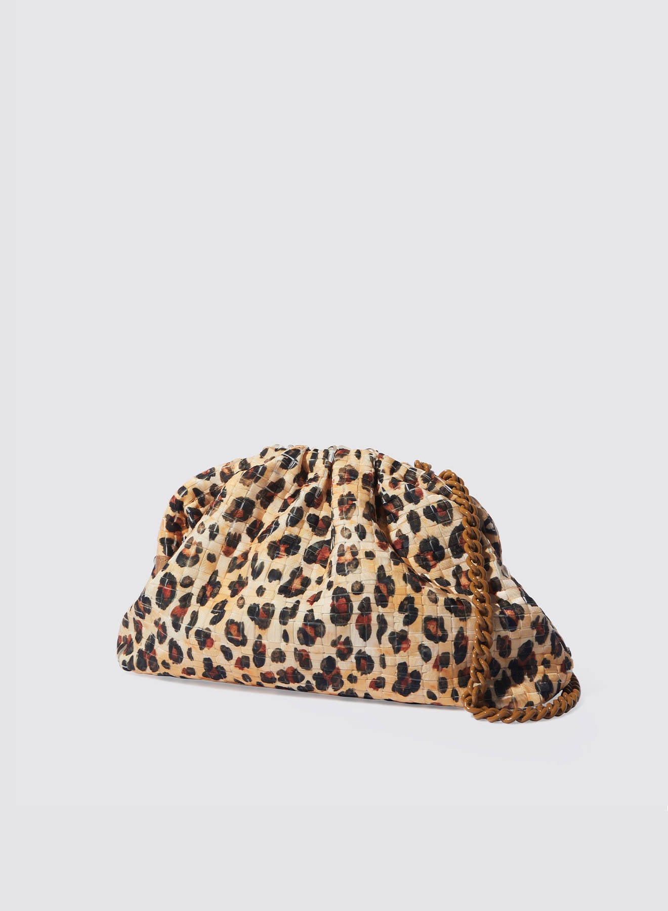Maria la Rosa Savana Game Bag Clutch Leo 30cm