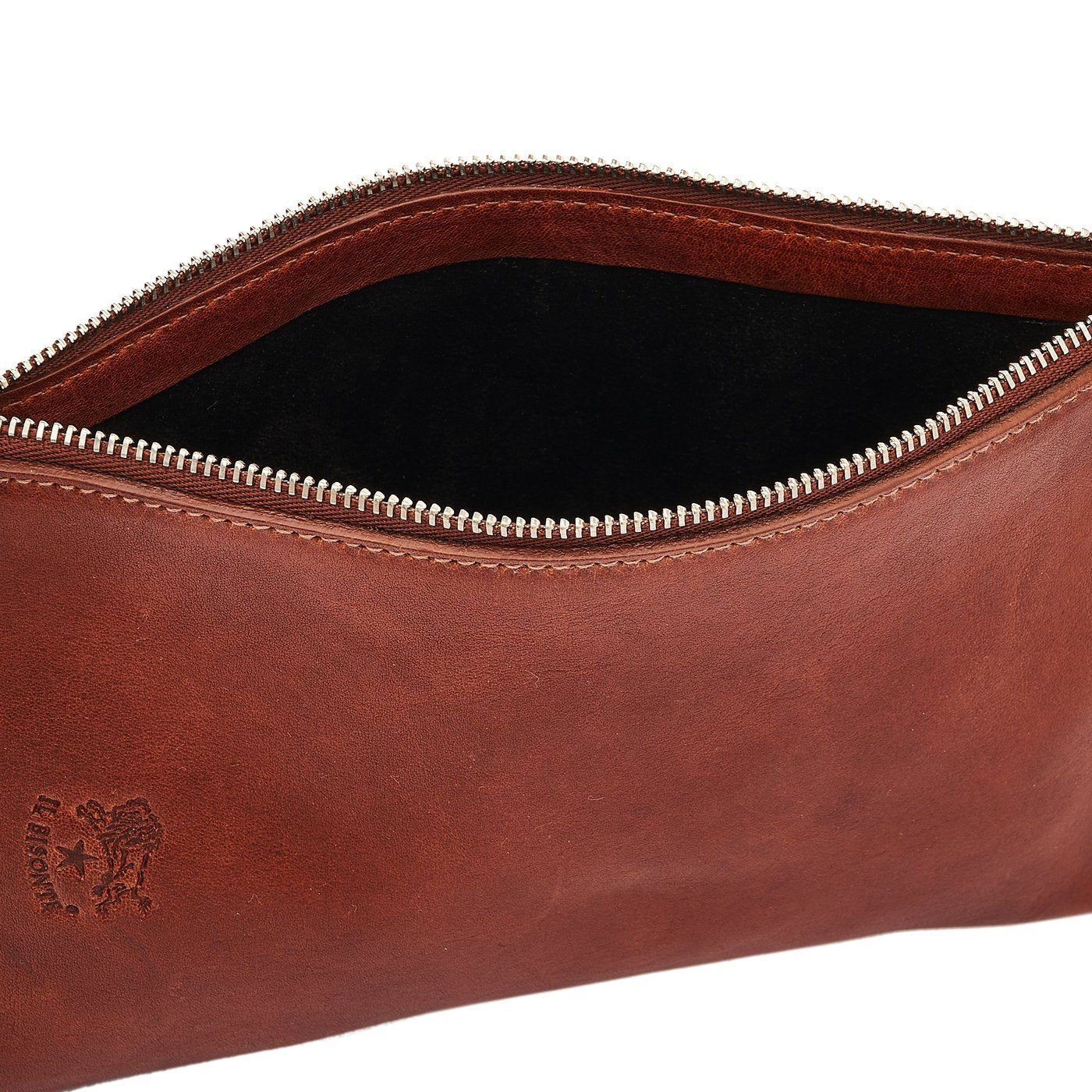 Il Bisonte Duccio Bauchtasche Sepia Vollleder