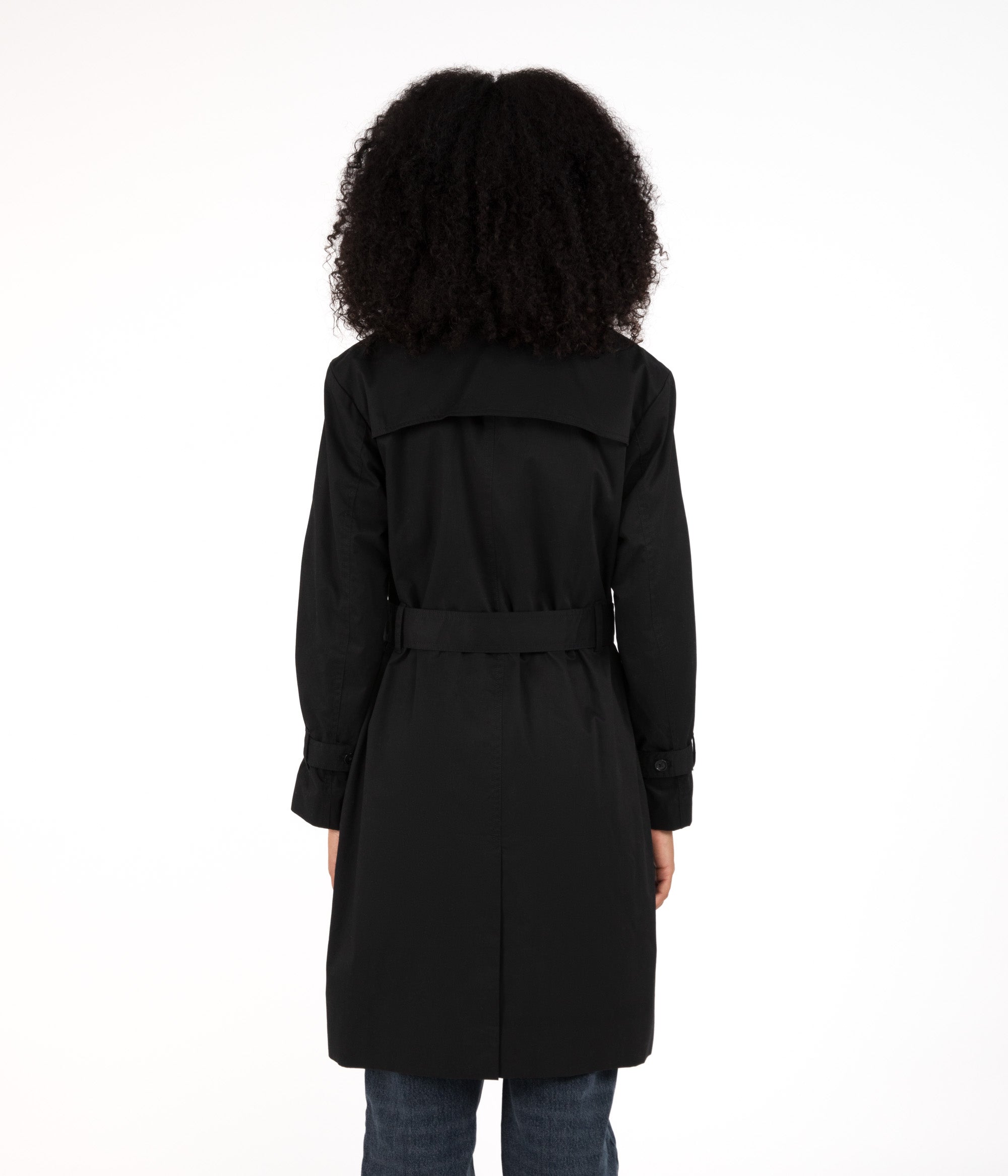 Matt & Nat Ezra Trenchcoat Baumwolle schwarz vegan