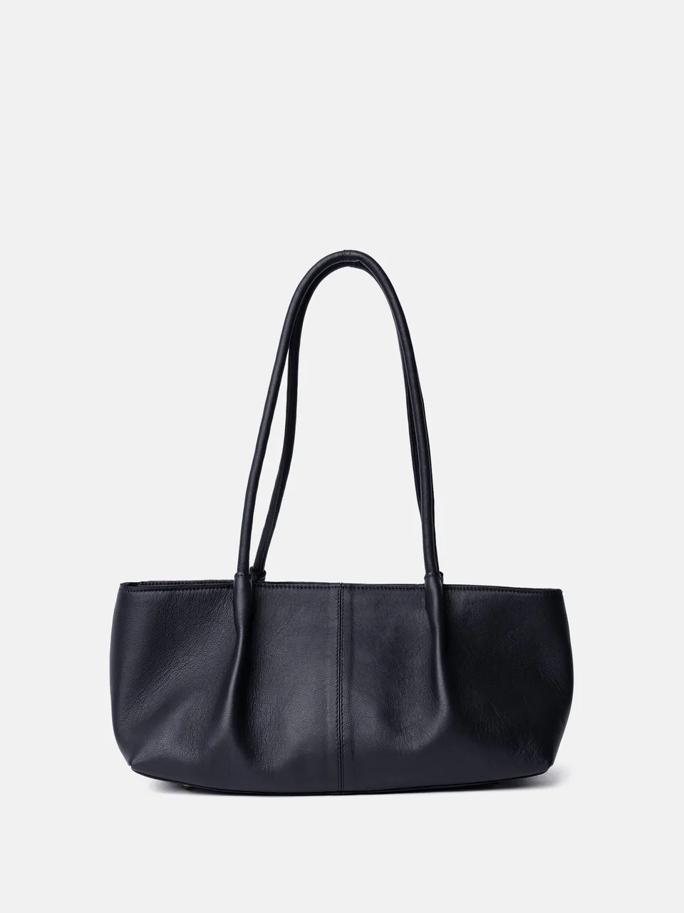 RE:DESIGNED Sille Schultertasche Schwarz Leder