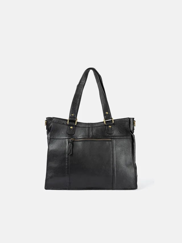 RE:DESIGNED Molly Urban Schultertasche Schwarz Laptop