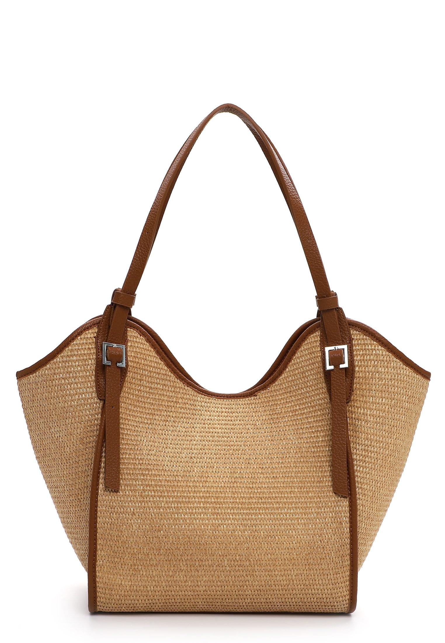 SURI FREY Cady Cityshopper Shopper Sand gewebt