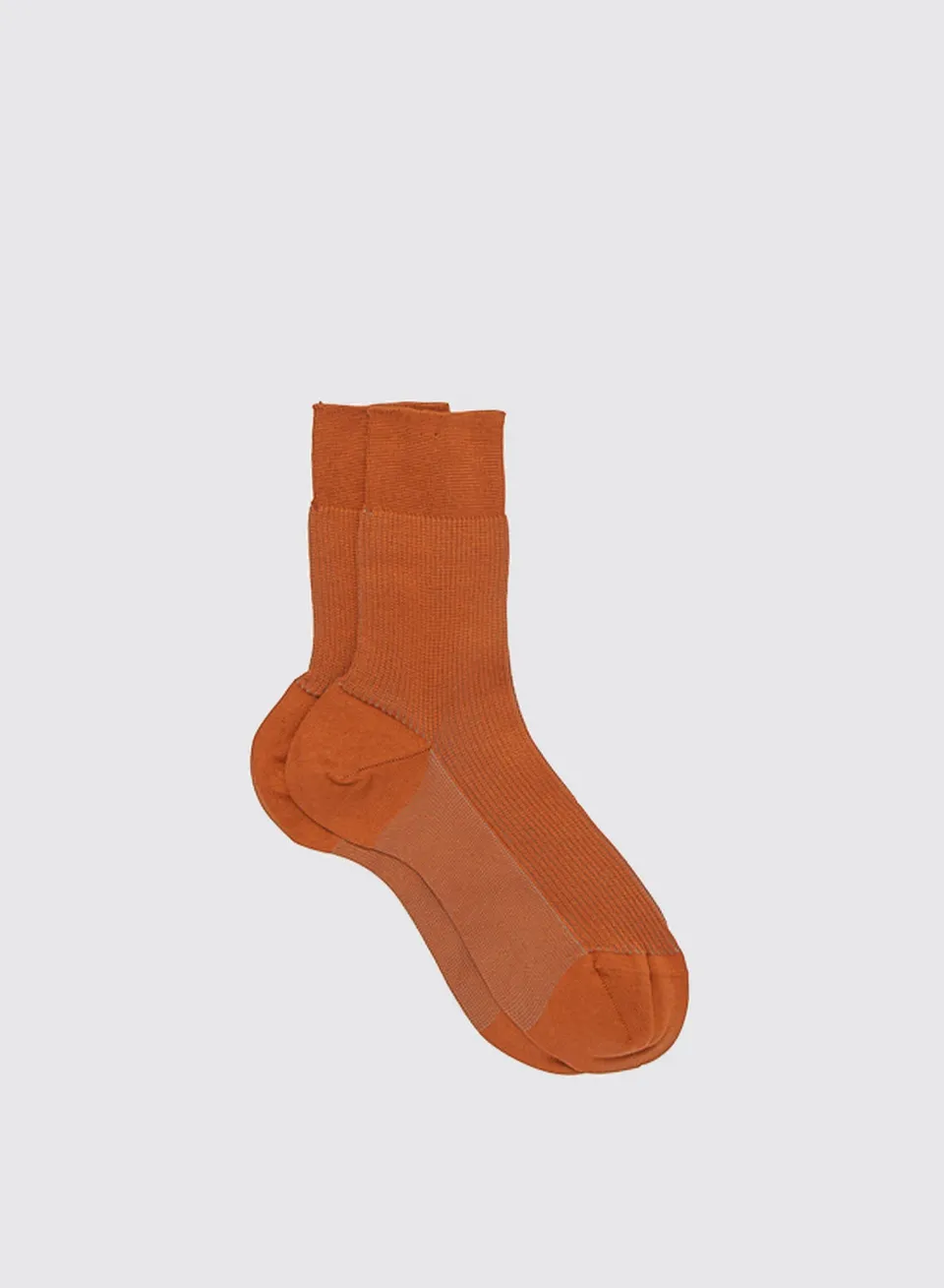 Maria la Rosa WQ490JQ0001 Socken Rust Vanisé-Rippe