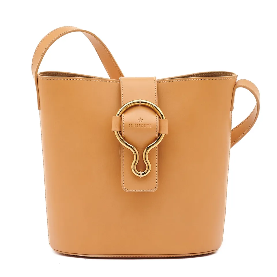 Il Bisonte Consuelo Beuteltasche Vollleder Natur