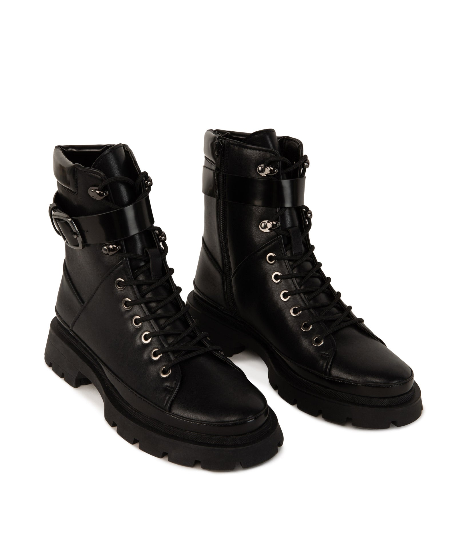 Matt & Nat Tomei Combat Boots Schwarz vegan
