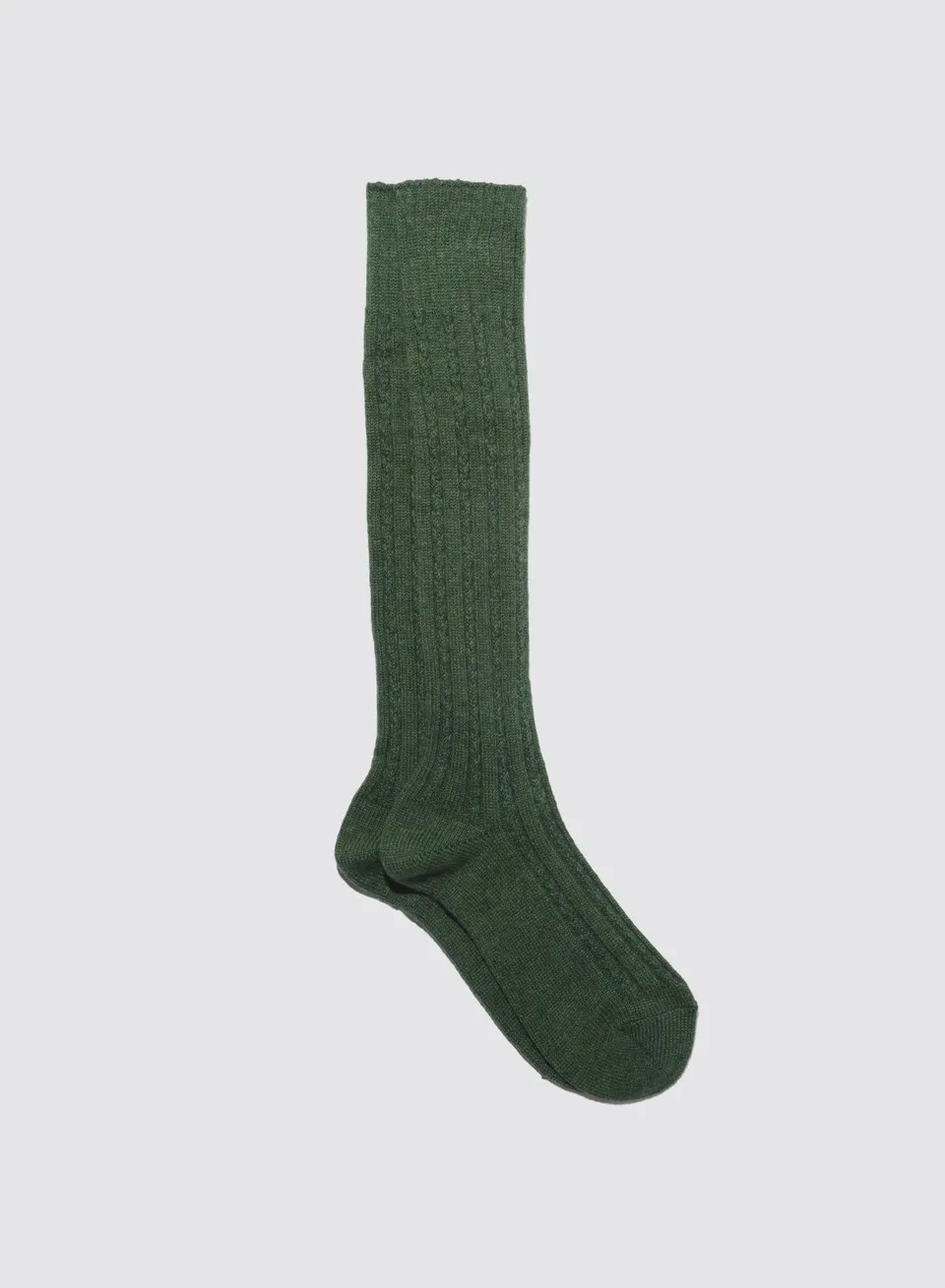 Maria la Rosa Scotland Cashmere Socken Waldgrün