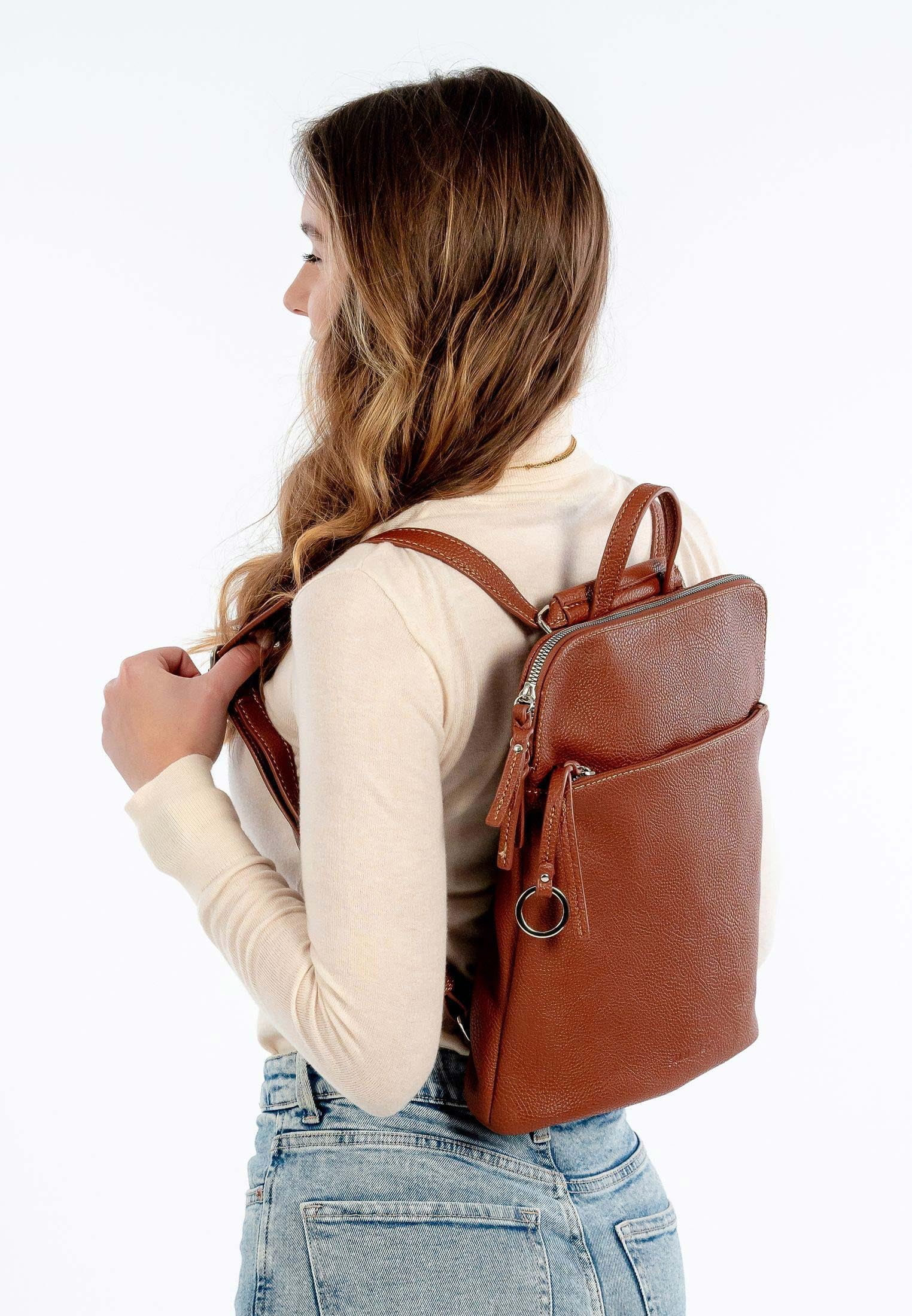 SURI FREY Debby 13606 Rucksack Cognac 33x31x13