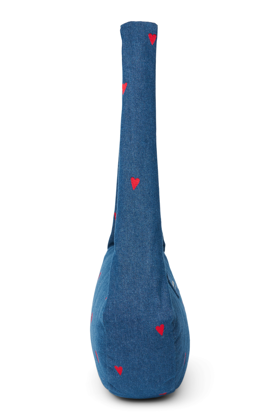 Studio Noos Denim Mini Umhängetasche Dark Blue Herzen Denim