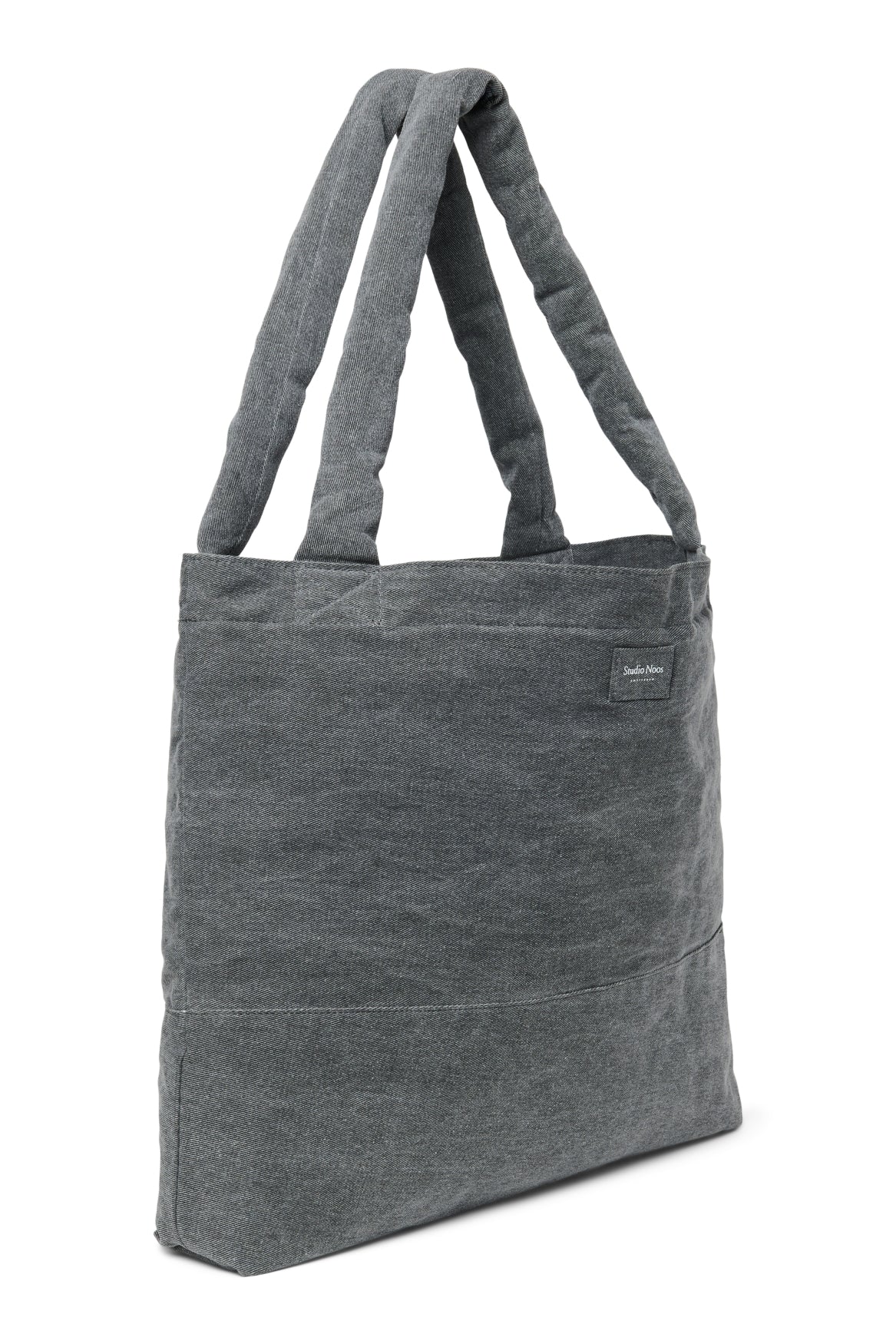 Studio Noos Denim Mom Bag Shopper Grau Jeansstoff